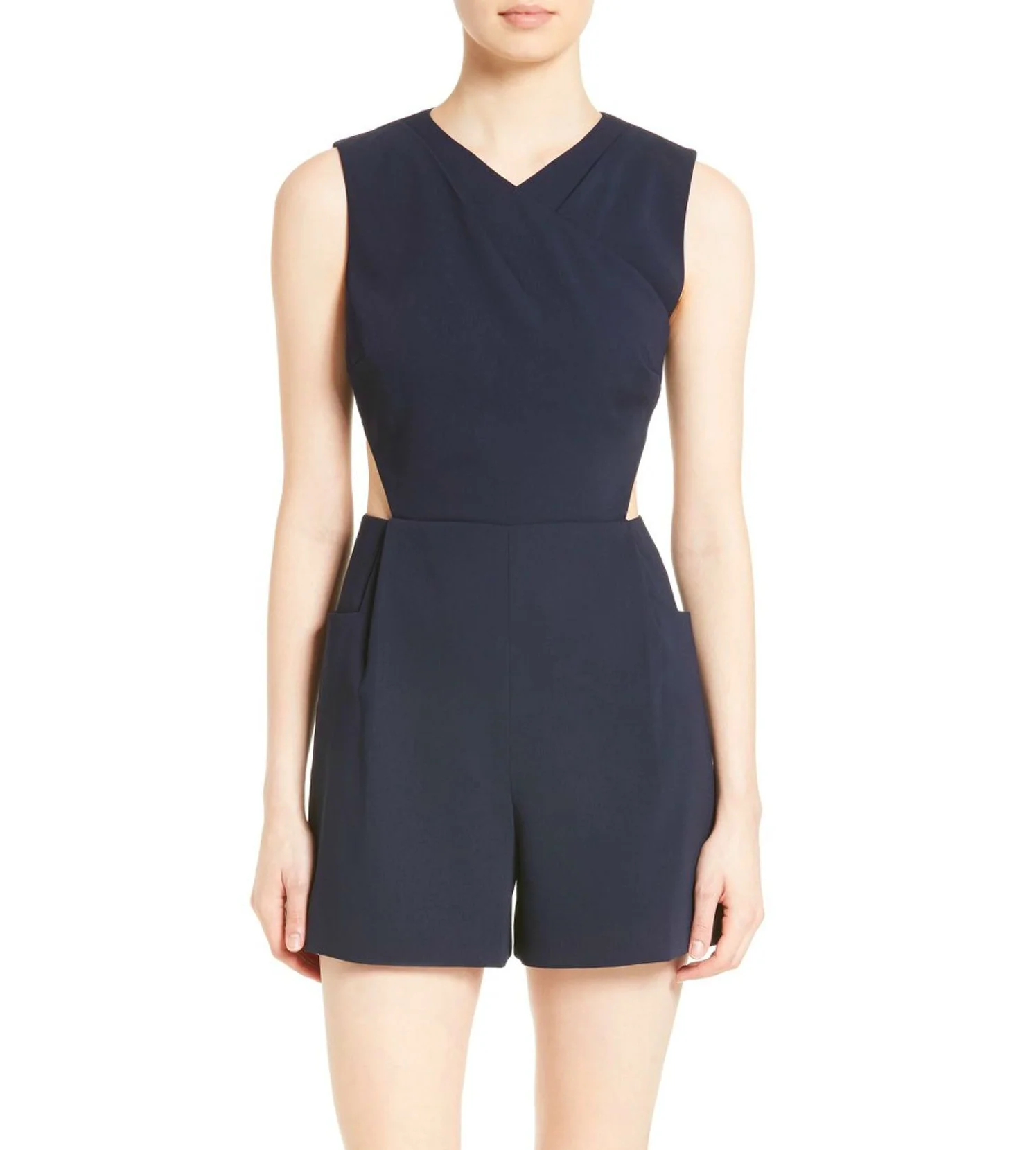 KONNEE WRAP FRONT CUTOUT PLAYSUIT $279