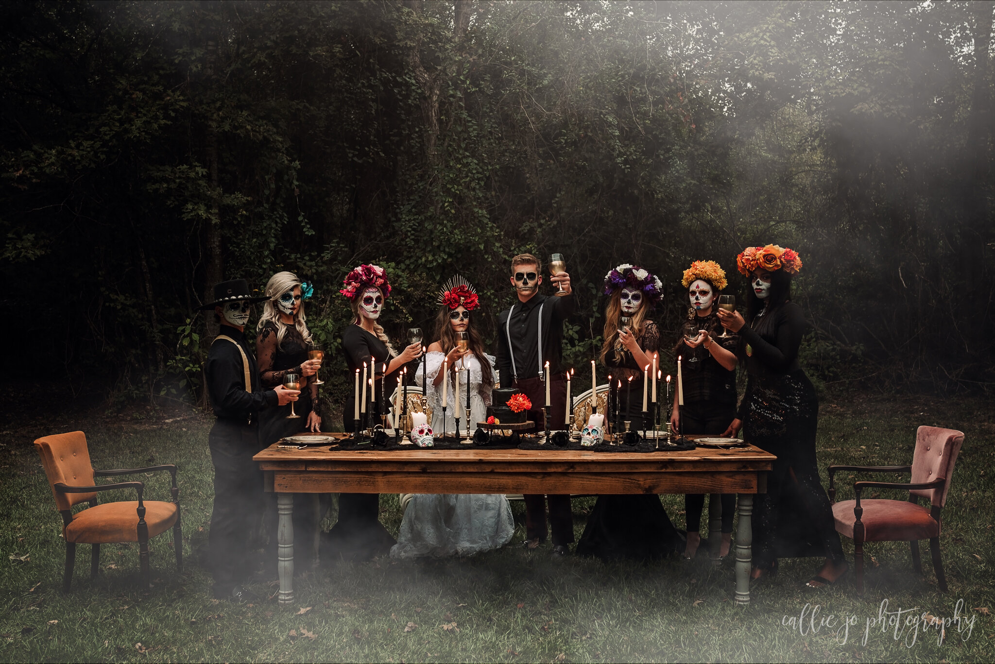 day of the dead styled shoot