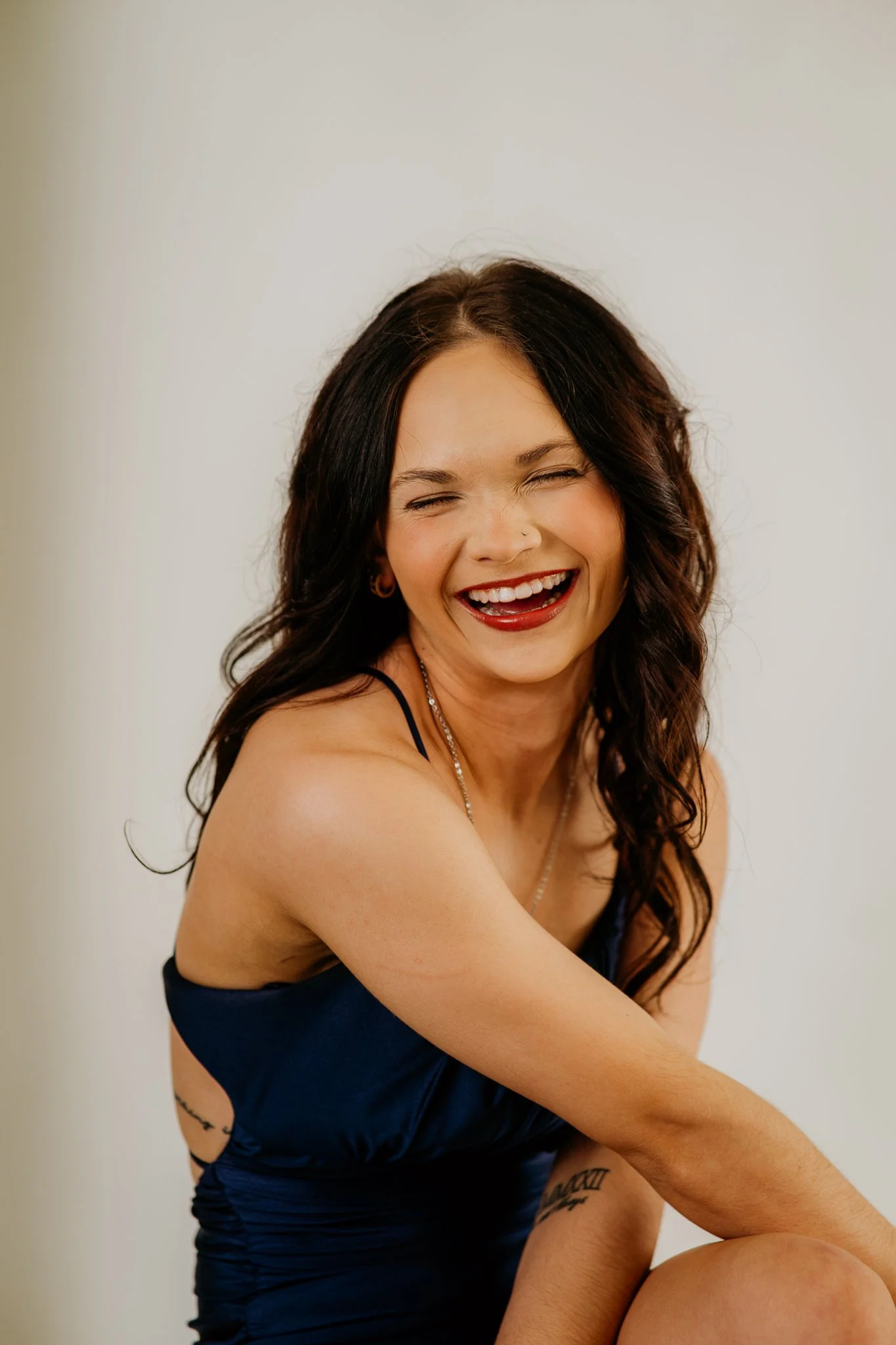 We're just getting to celebrate this sweet girl's 18th, but it was well worth the wait! SOOOO much fun with sweet and silly Catherine! #milestone #studiosession #calliejophotography