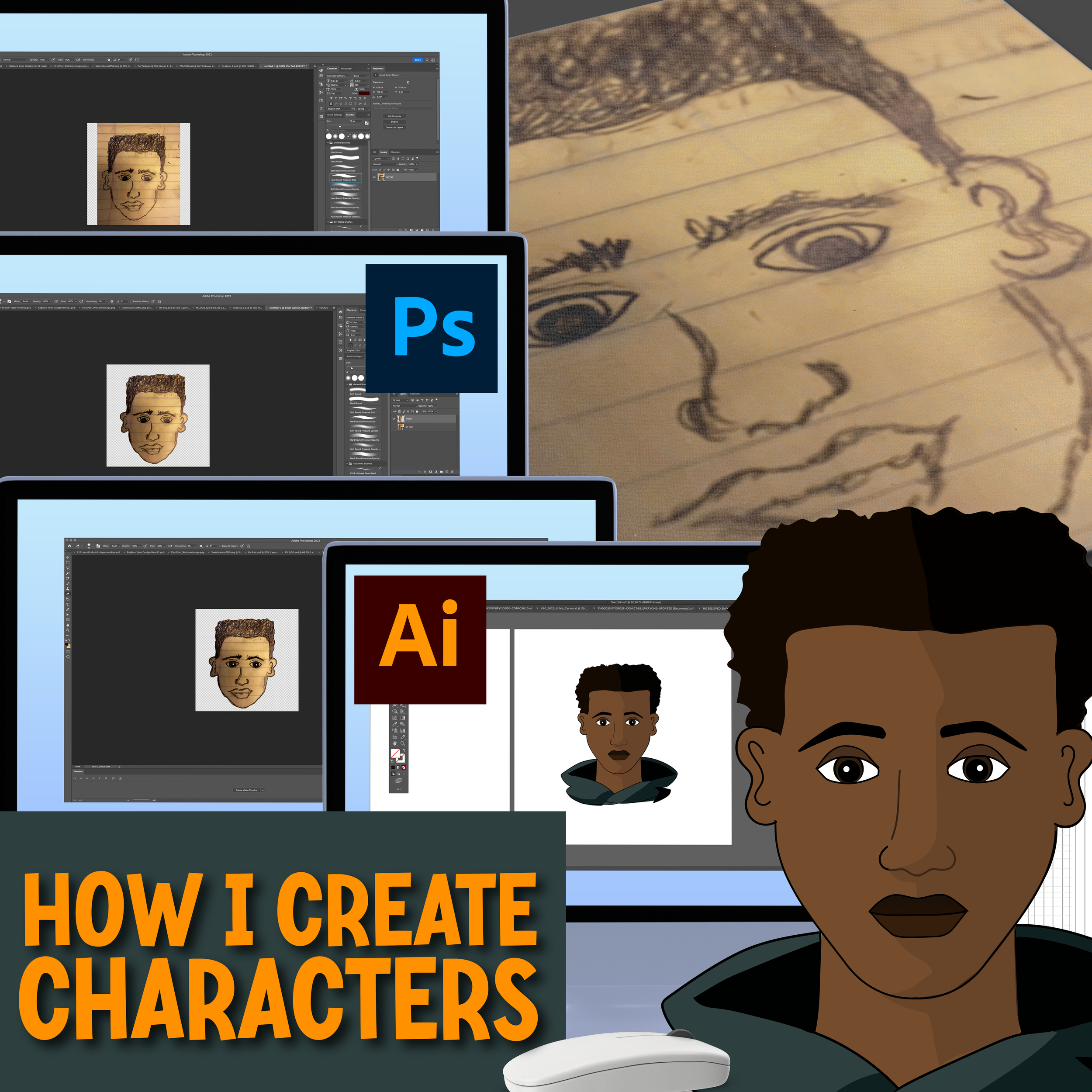 How I Create Characters: 4 Steps