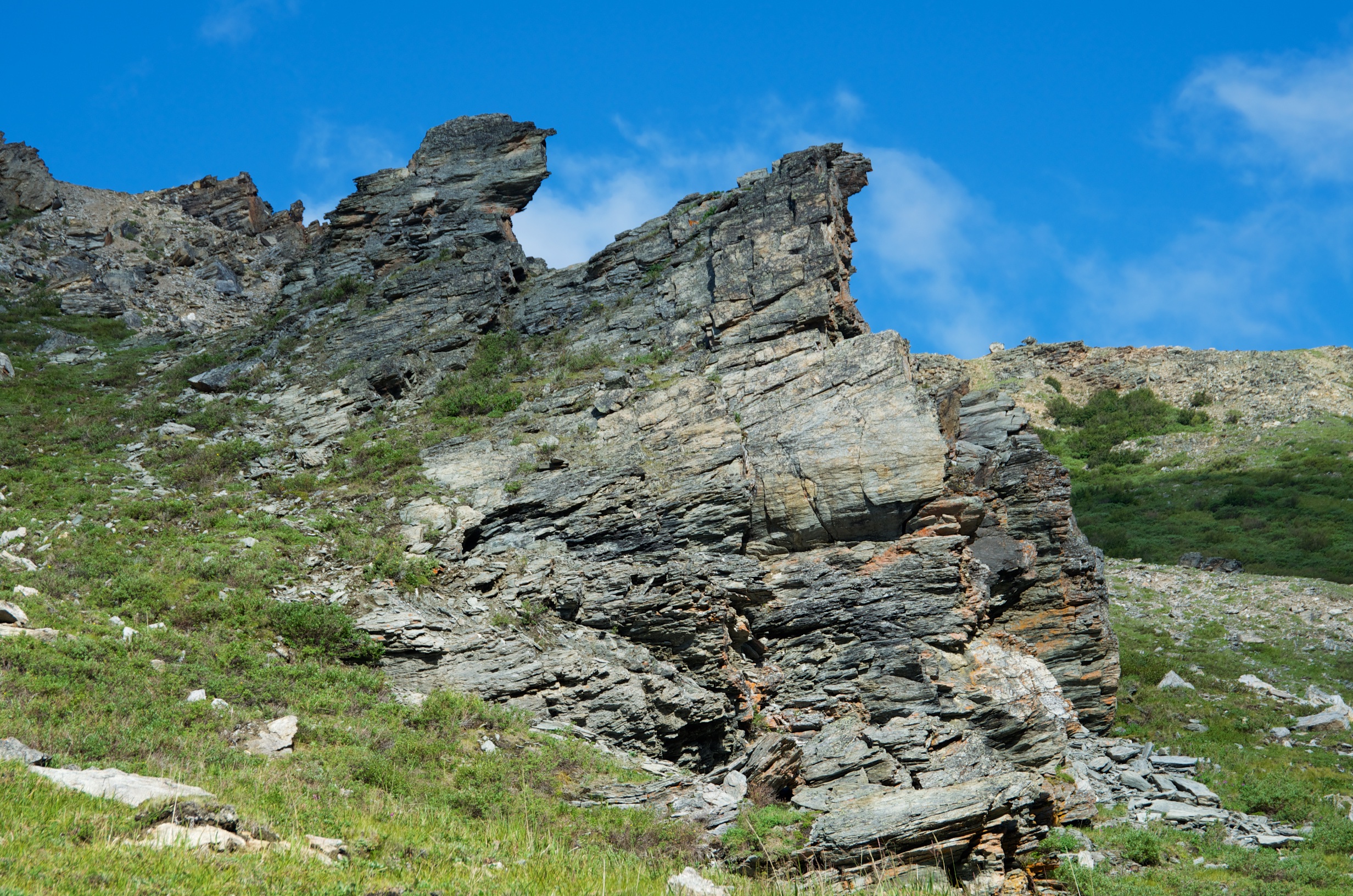  Rock formation, Savage River Trail, Denali National Park 