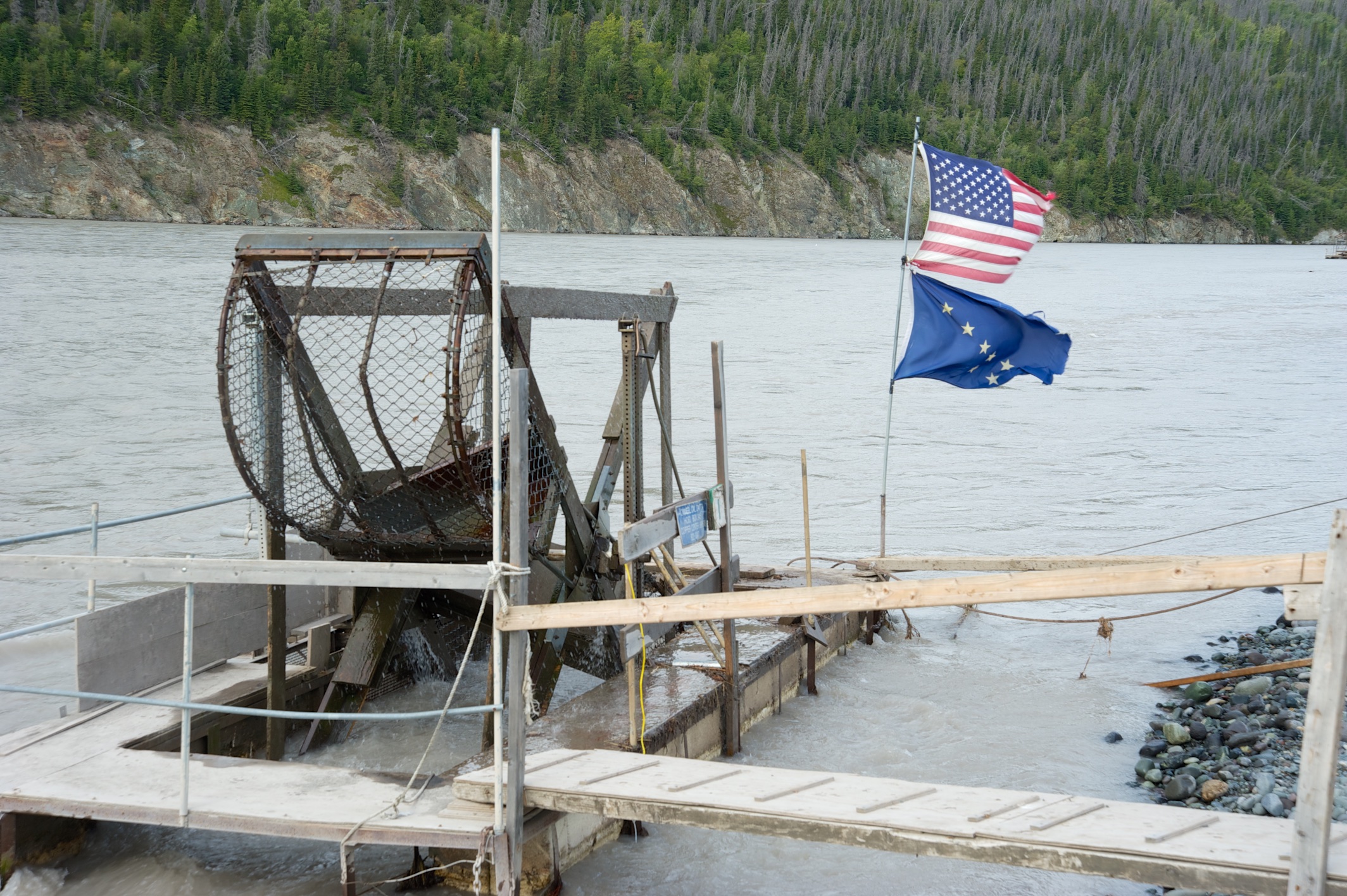  Fish trap, Copper River, Alaska 