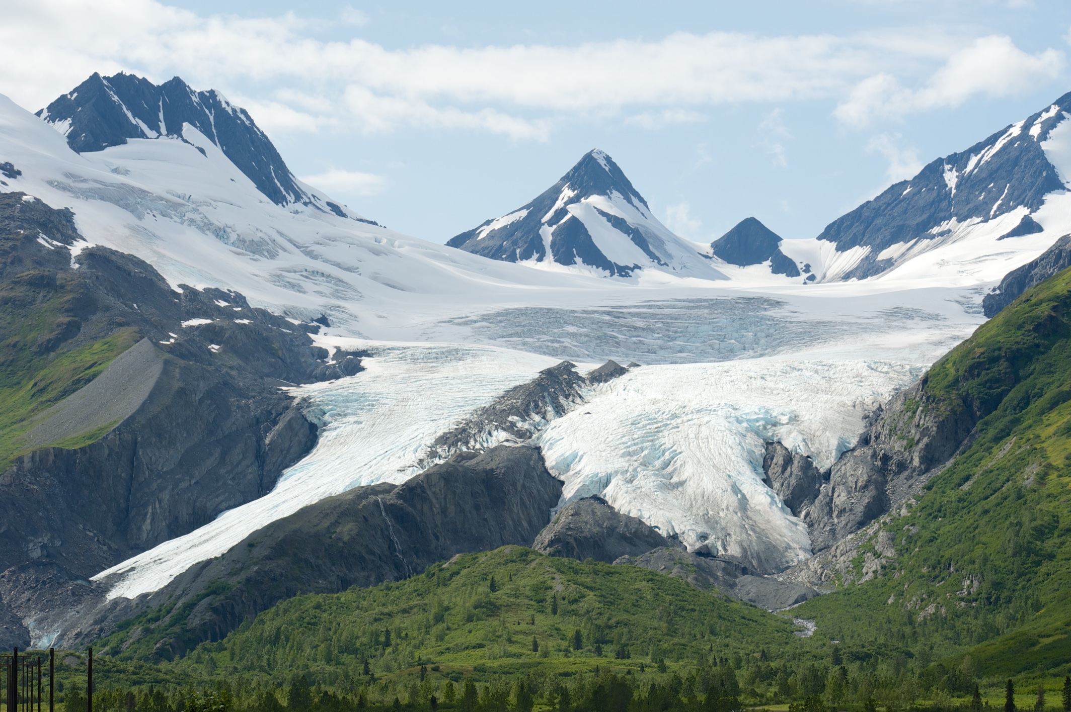  Worthington Glacier from road, near Valdez, Alaska 