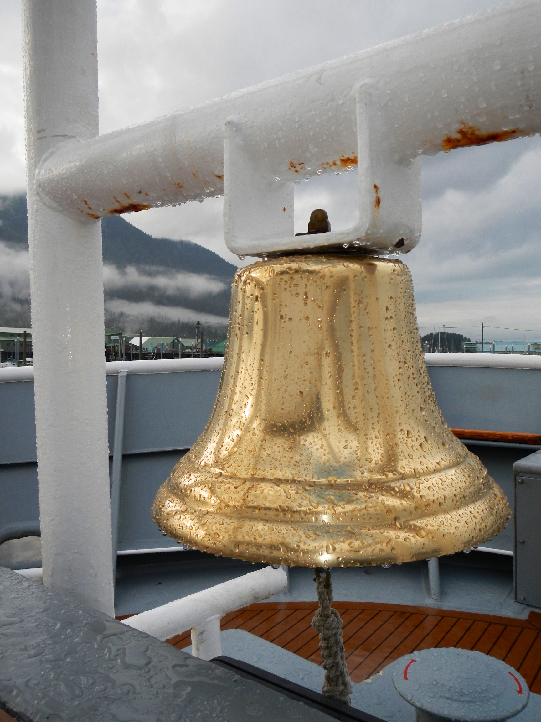  Ship's bell, Sea Bird, Petersburg, Alaska 