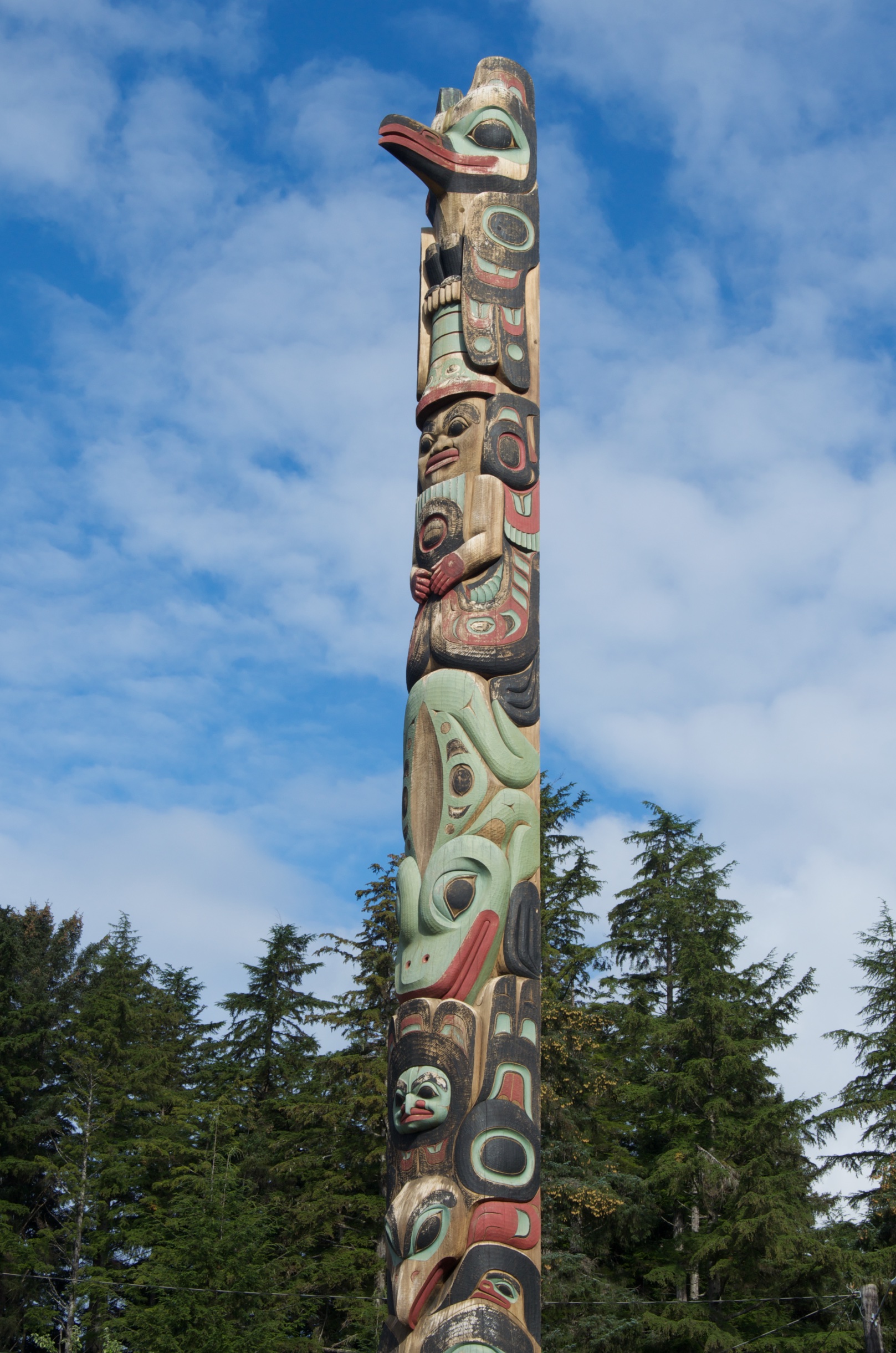  Totem pole, Sitka National Historic Park, Sitka, Alaska 