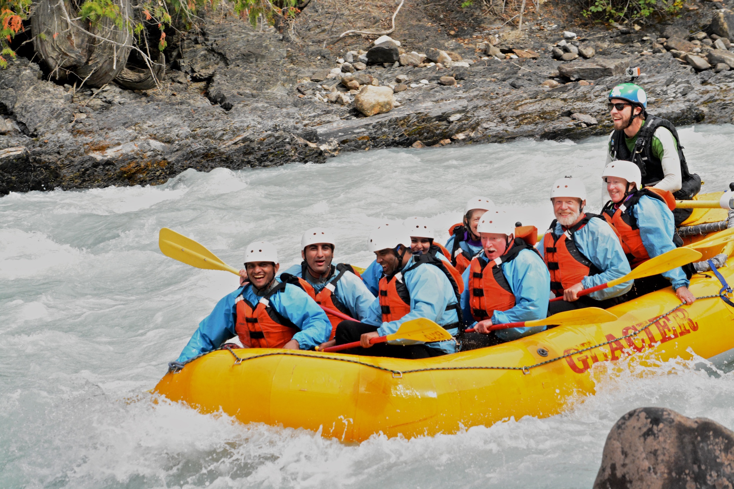  White-water rafting, Golden, Canada 