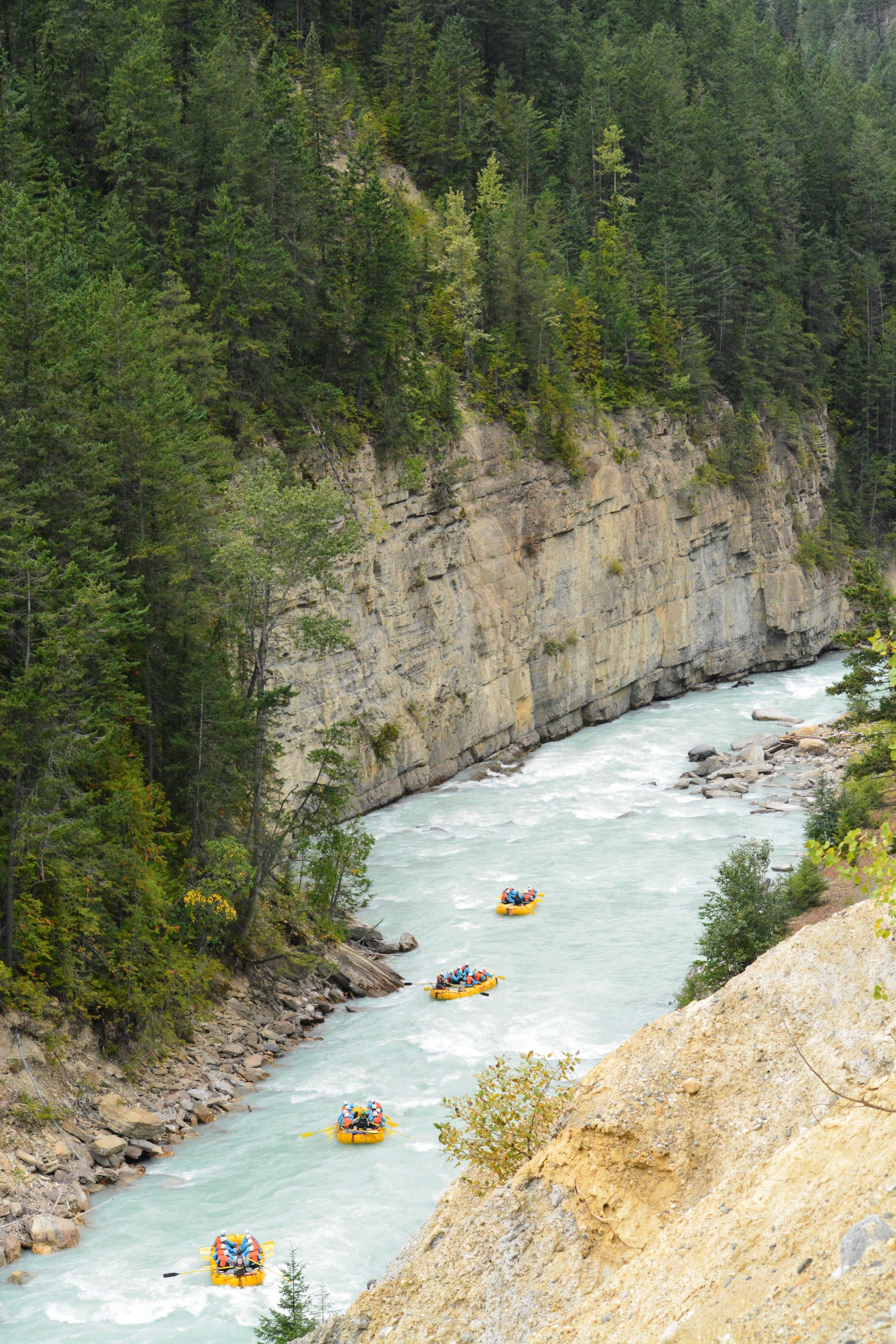  White-water rafting, Golden, Canada 