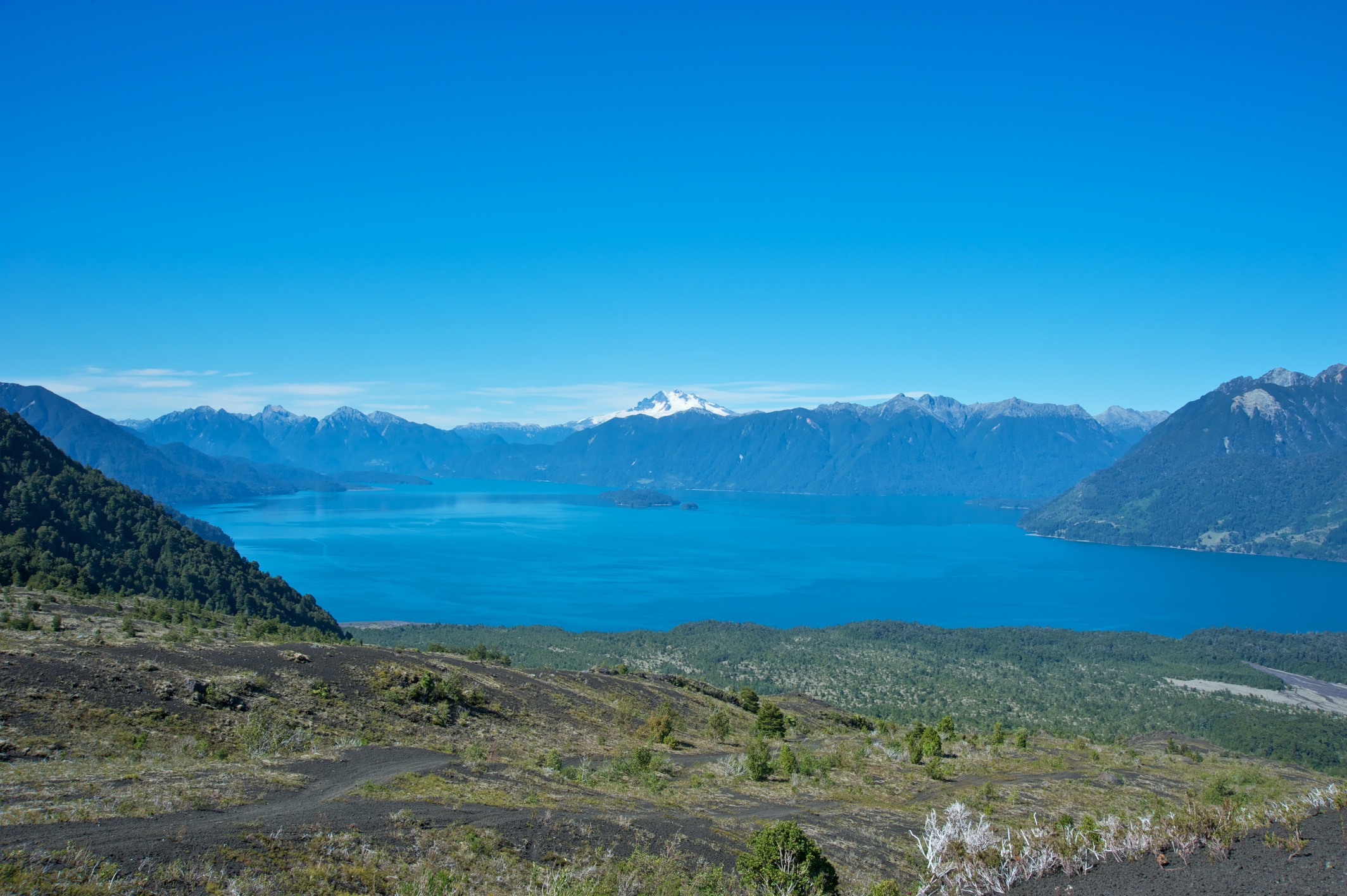  View over Lago Todos los Santos, Lake District, Chile 