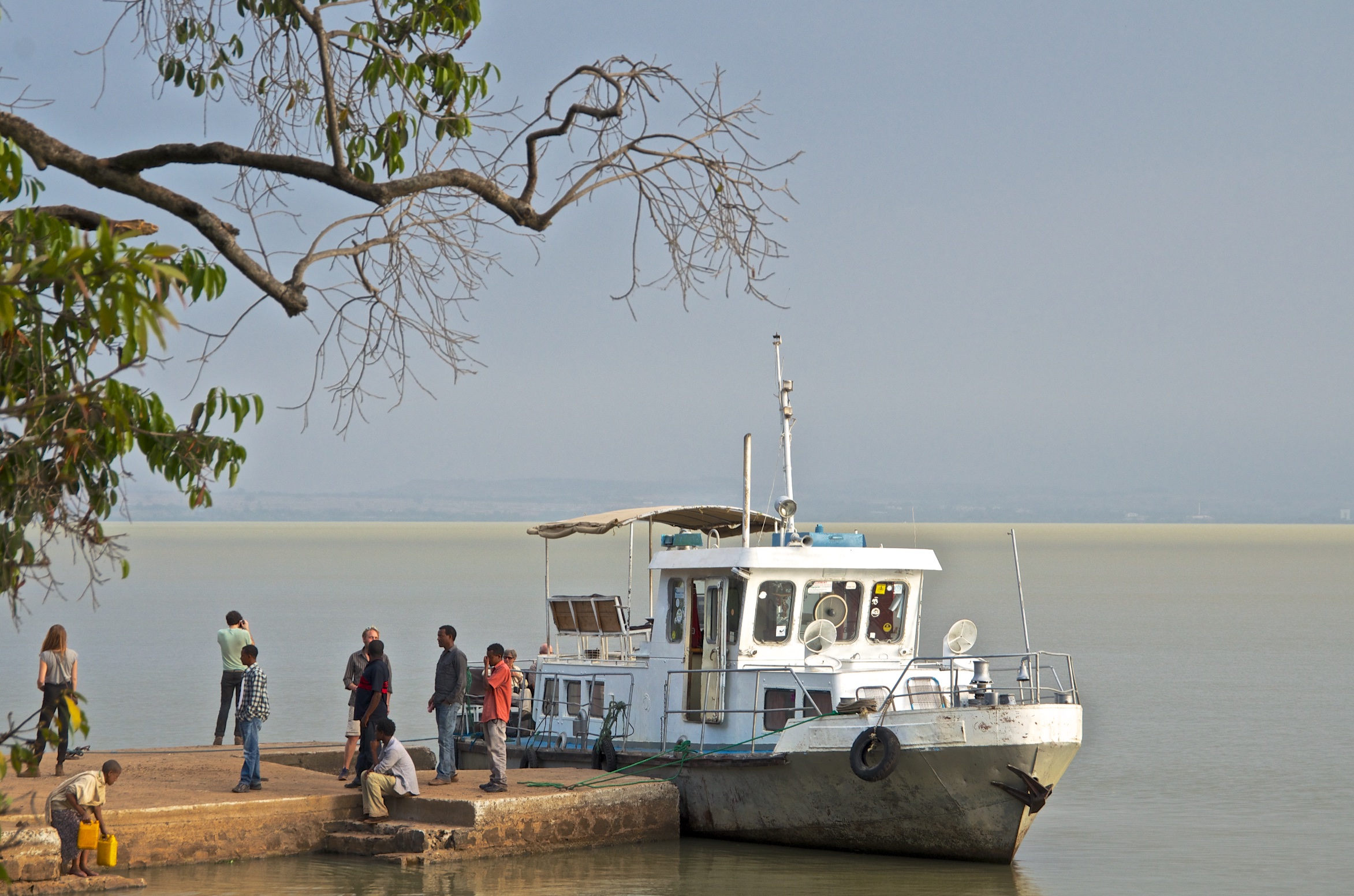  Our ferry, Zeghie Peninsula, Lake Tana 