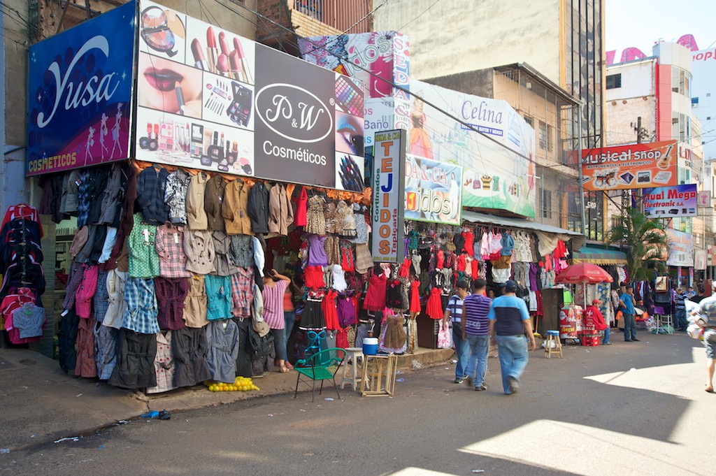 Quidad del Este street scene, Paraguay, 17 Apr 2012