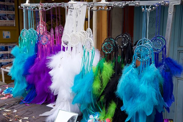 Feather decorations, Dali, China, 20 Jun 2015.jpg