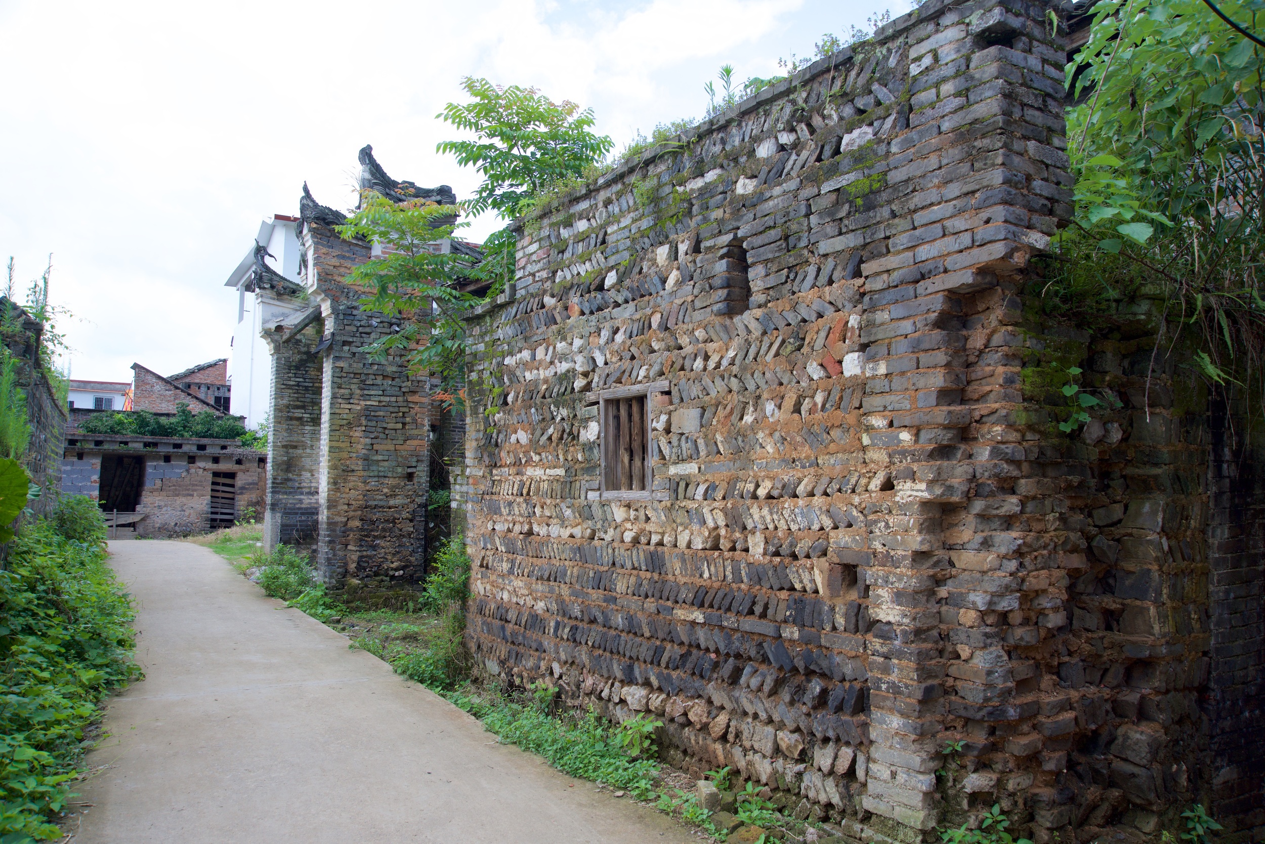  Wall, local village, Li River, Yangshuo 