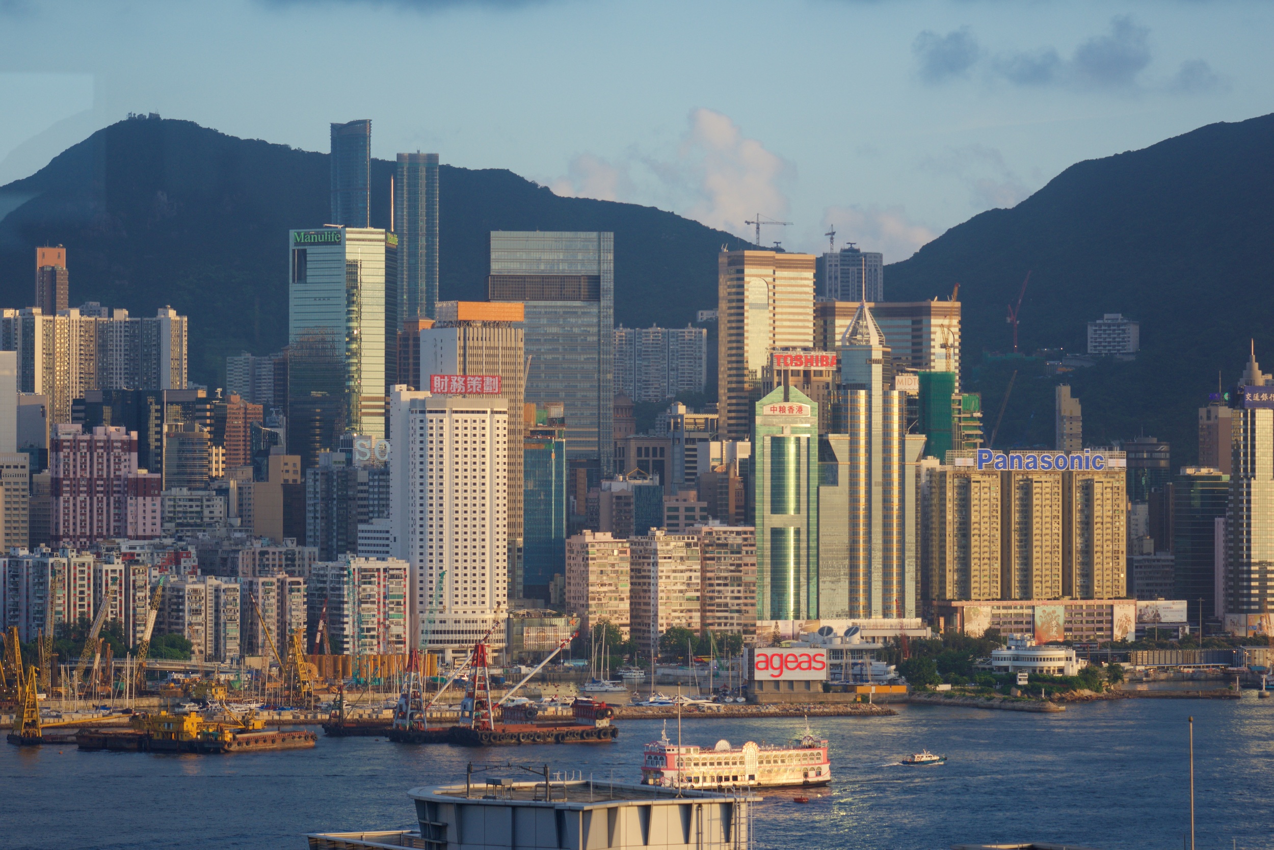  View from Harbourview Horizon Hotel, Kowloon, Hong Kong 