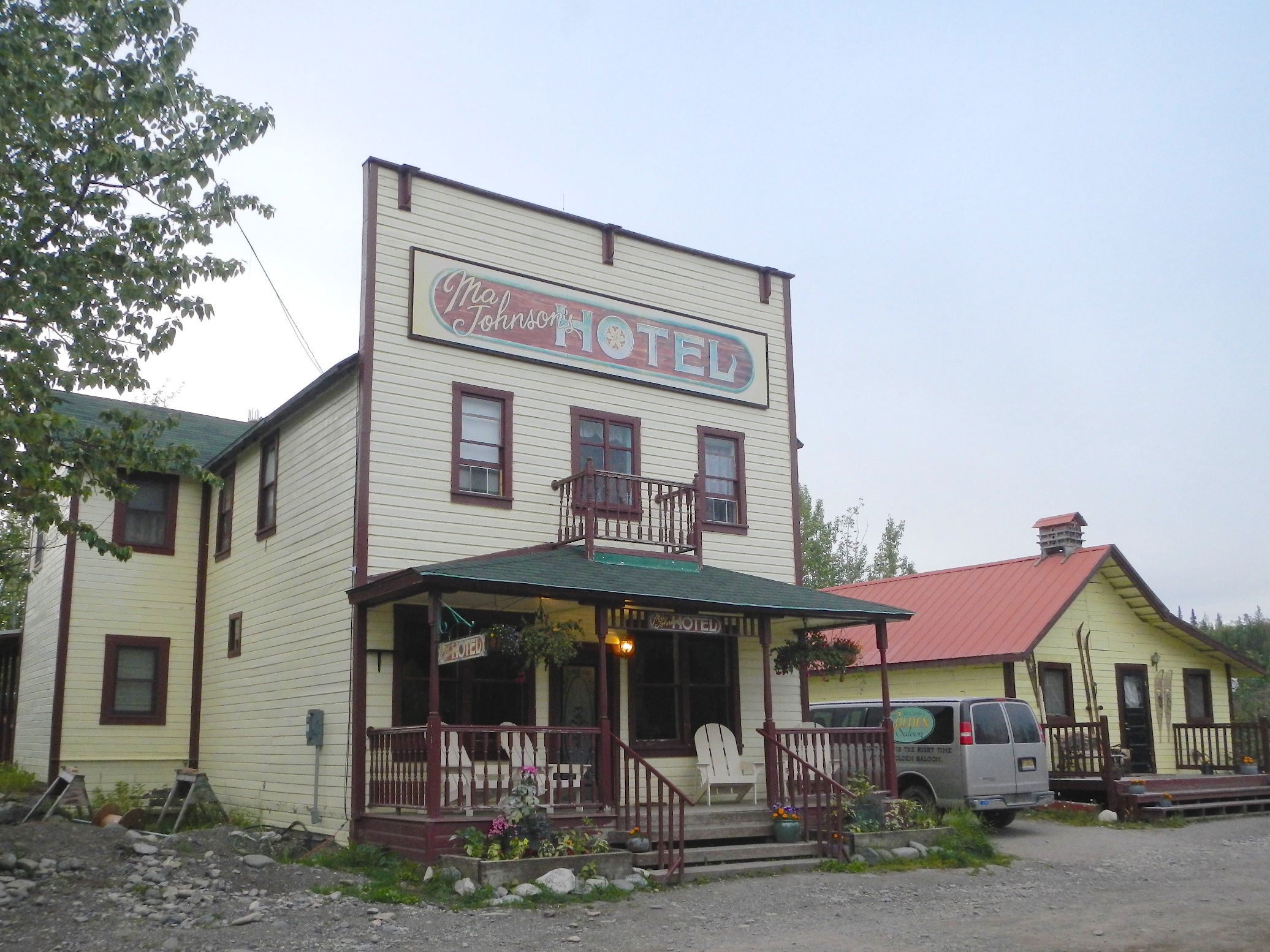  Our accommodation, Ma Johnsons hotel and brothel, McCarthy, Alaska 