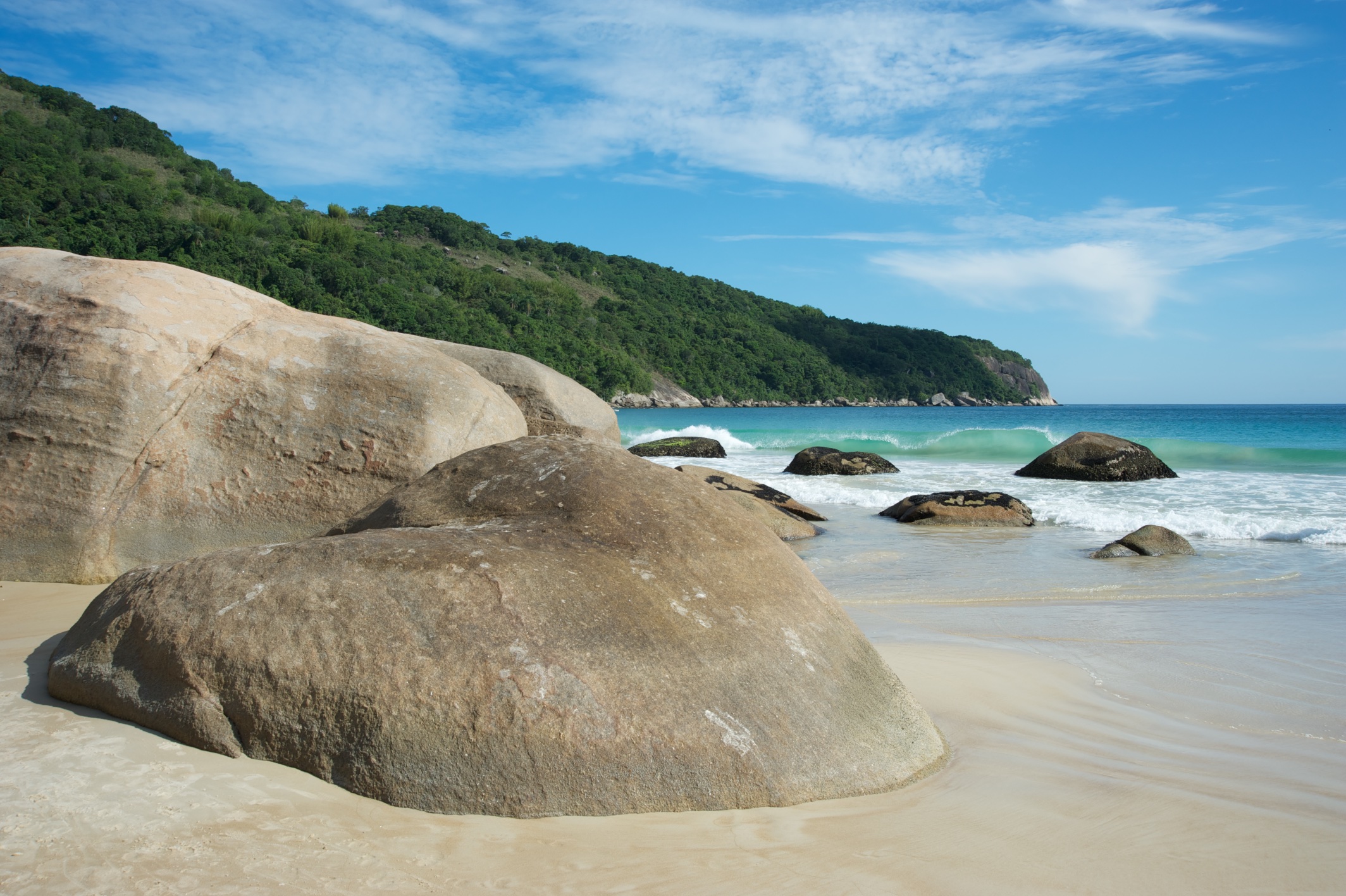  Rocks on Beach,&nbsp;Lopes Mendes, Ilha Grande, Brazil 