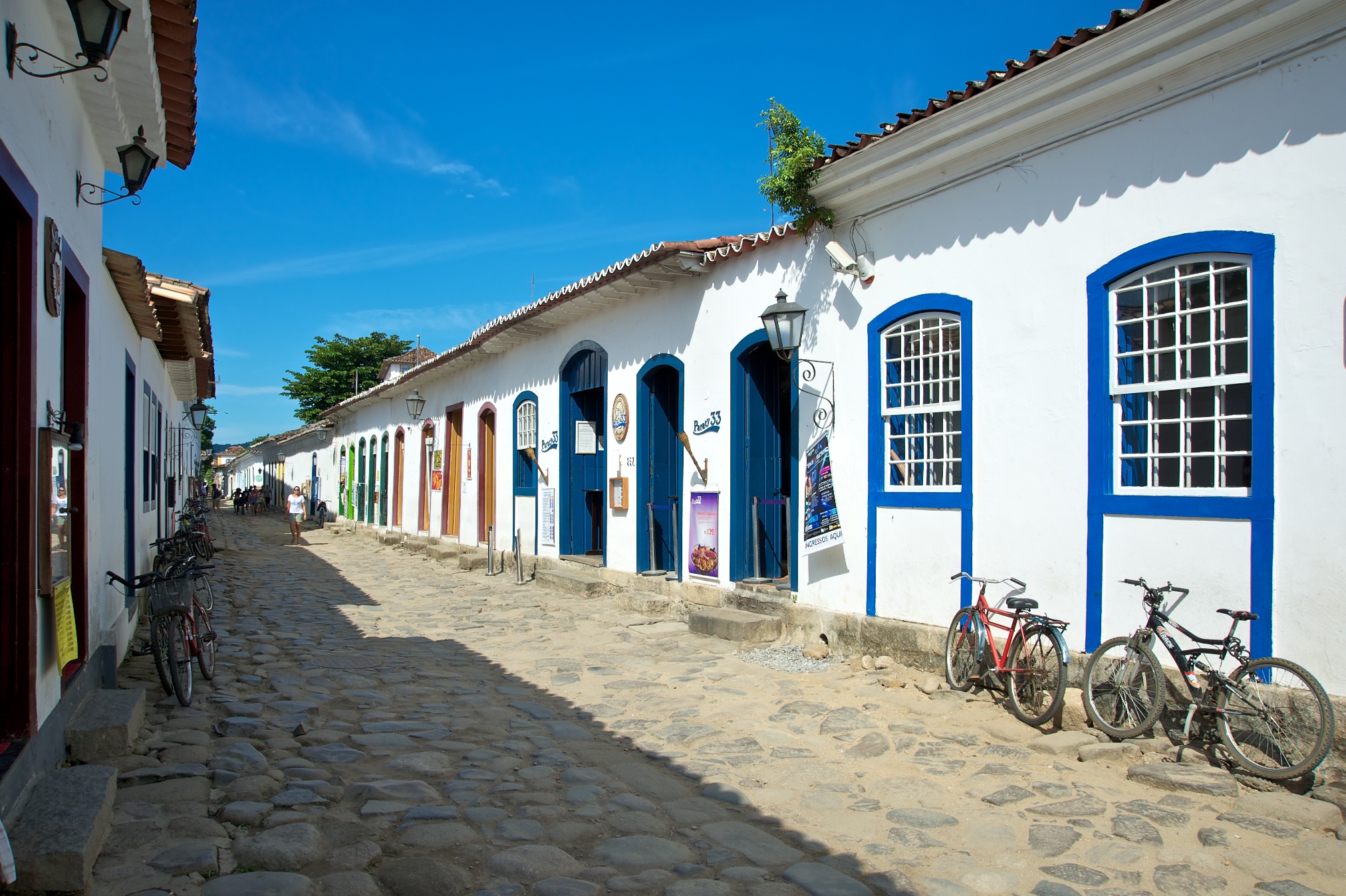  Street scene, Paraty, Costa Verde, Brazil 