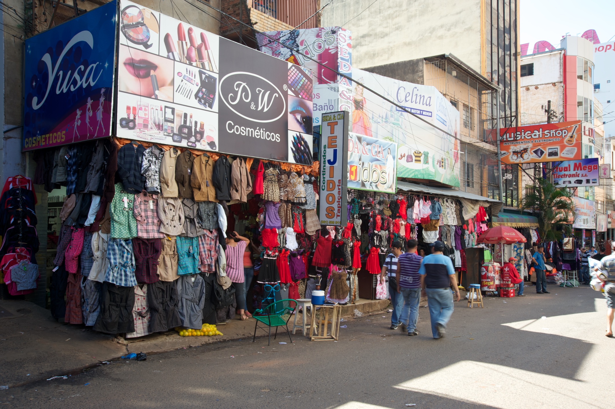  Quidad del Este street scene, Paraguay 