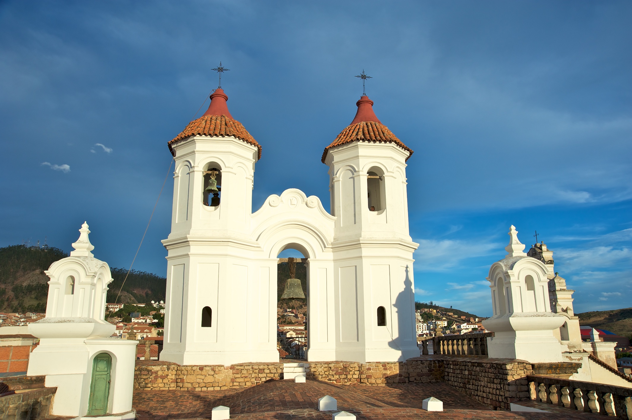 Bell towers, San Felipe Neri Monastry, Sucre, Bolivia 