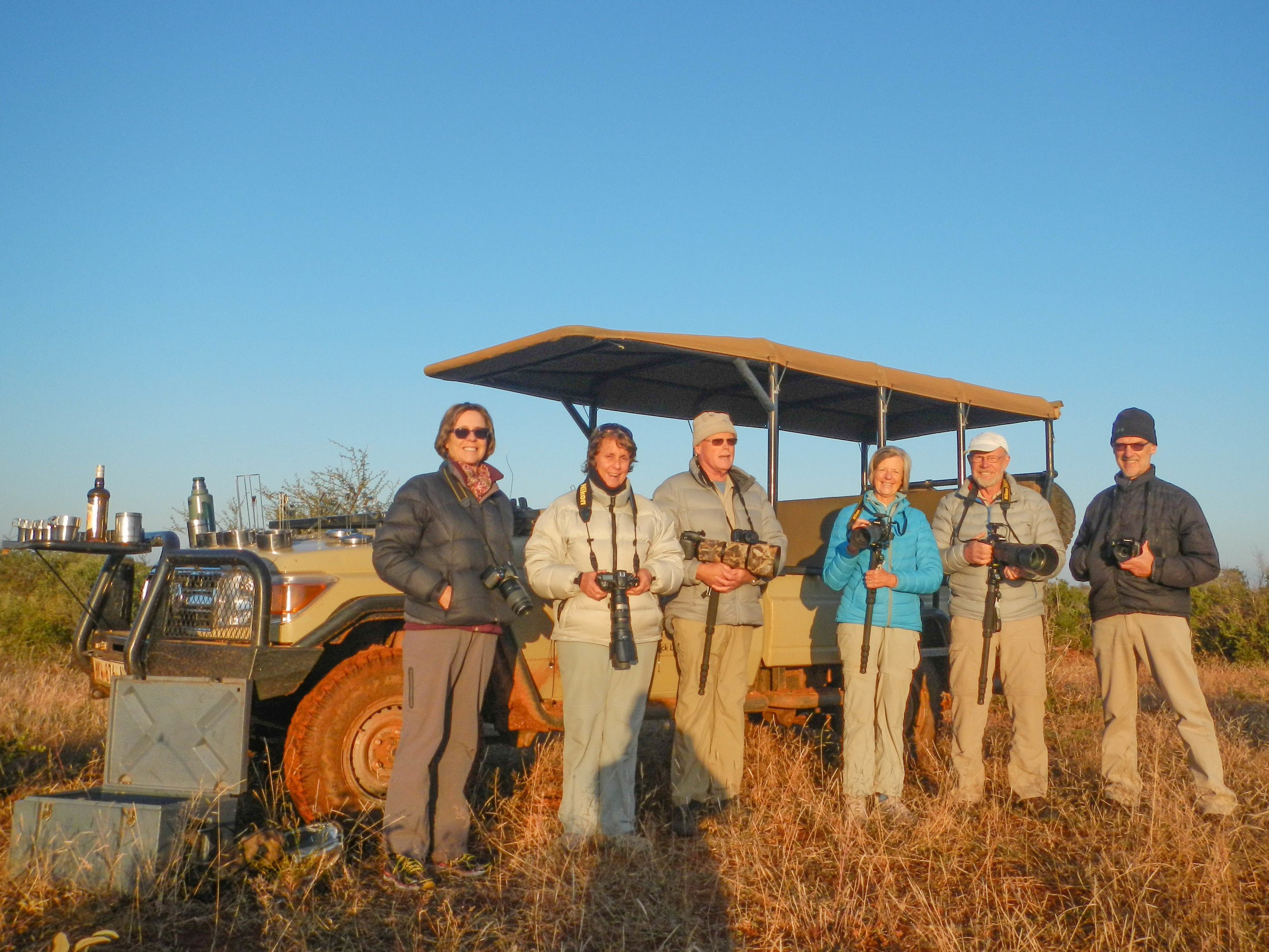 Our photographer group, Madikwe Game Reserve, South Africa