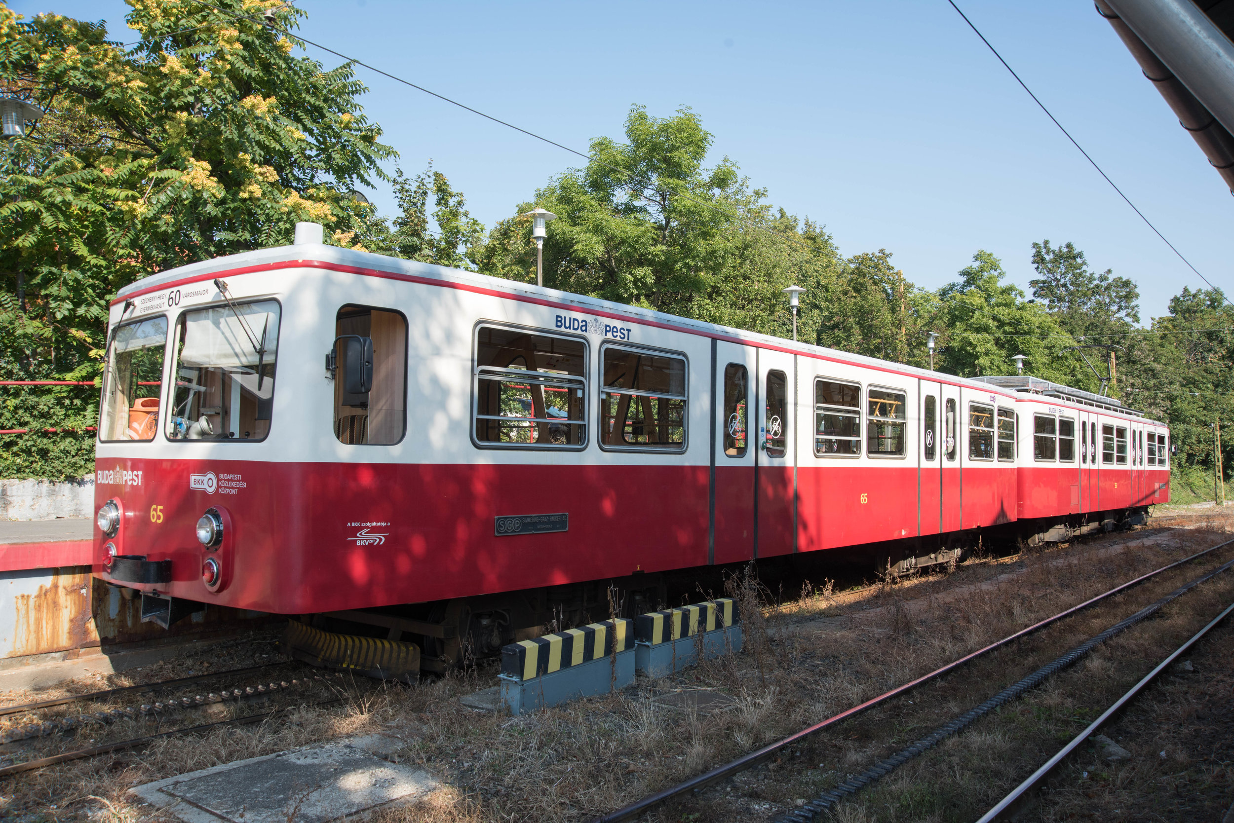 Cog Railway train, Buda Hills, Budapest, Hungary