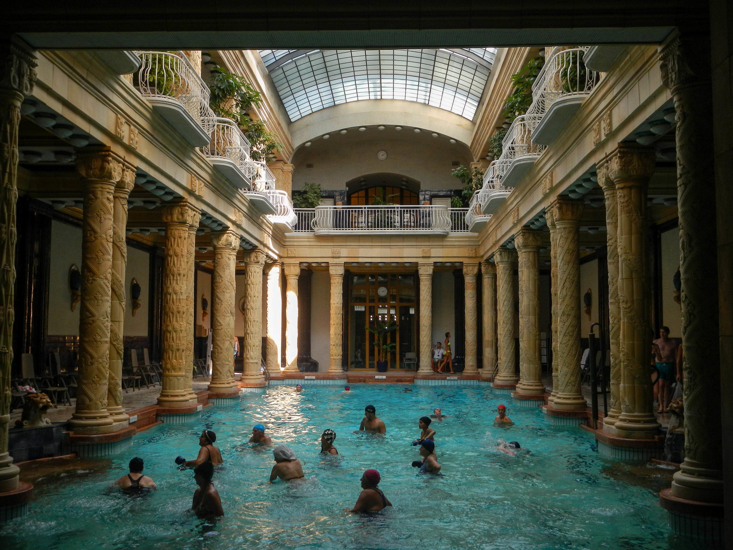 Thermal pools, Danubius Hotel Gellerrt, Budapest, Hungary