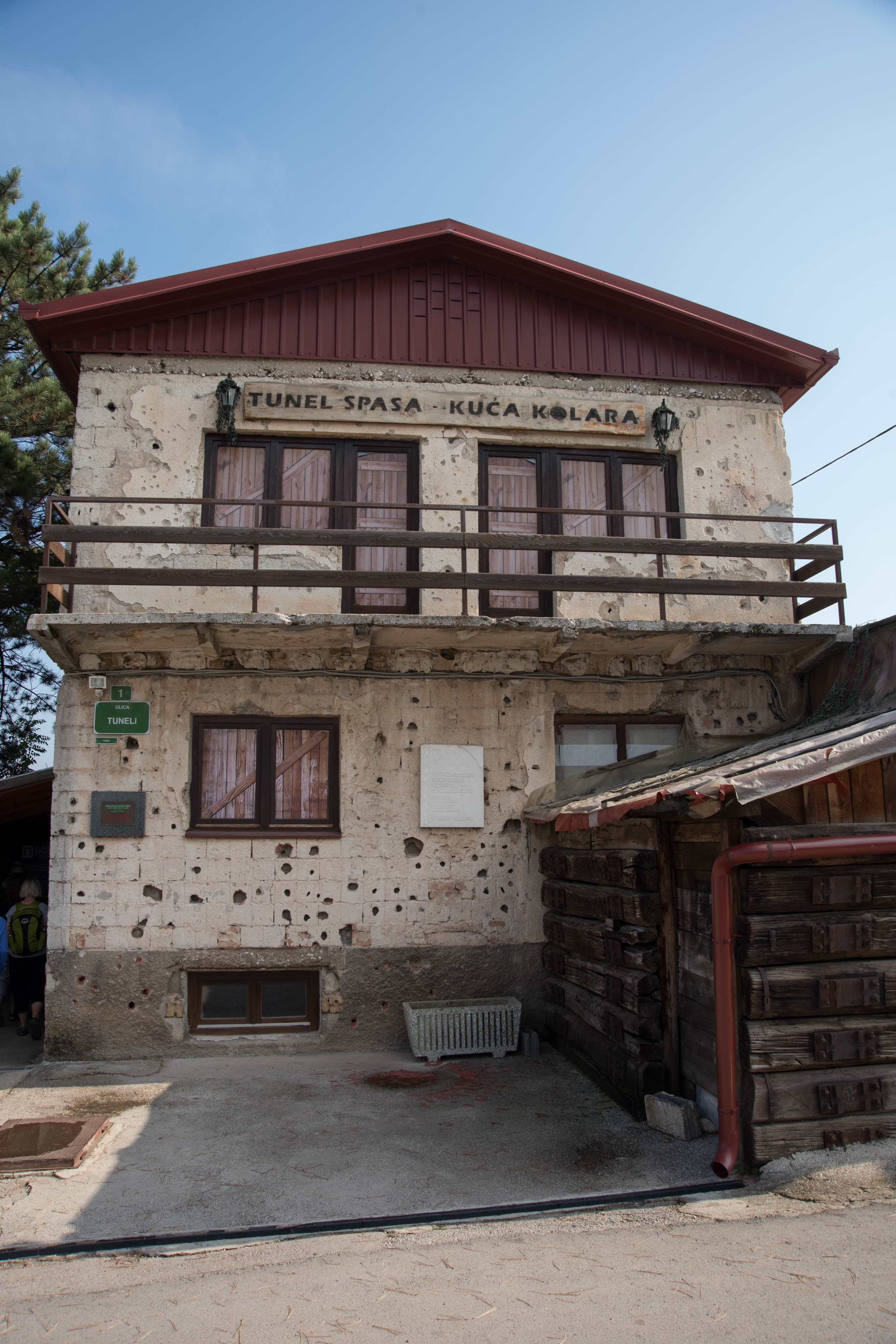 House of the Kolar family, Tunnel of Hope, Sarajevo, Bosnia-Herzegovina