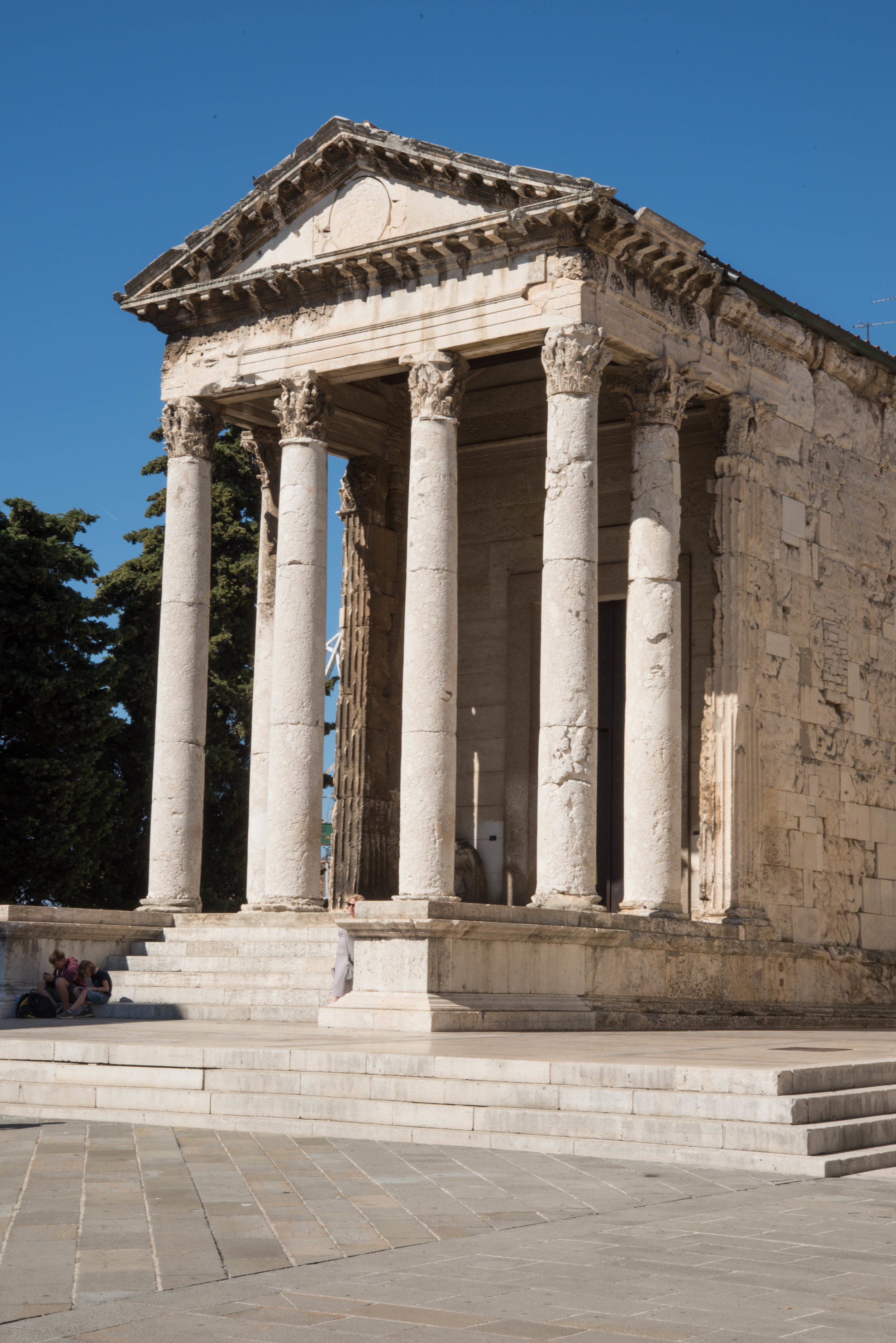 Temple of Augustus, Pula, Istria, Croatia