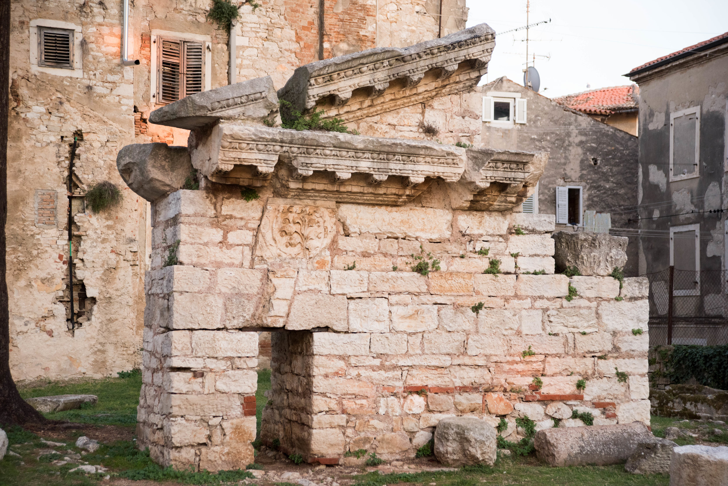 Roman ruins, Poreč, Istria, Croatia