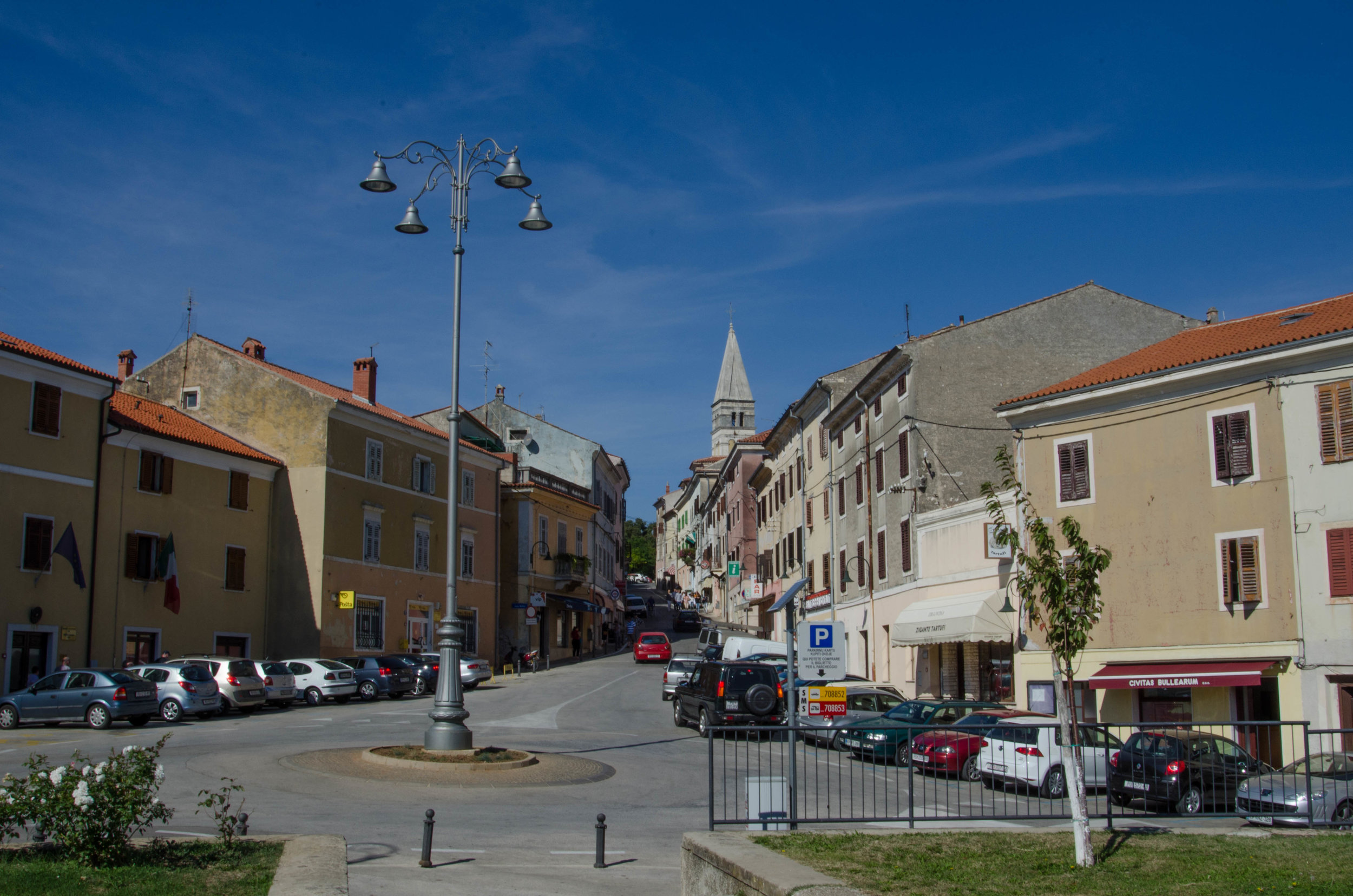 Hill up to Parish Church of St. Servulus, Buje, Istria