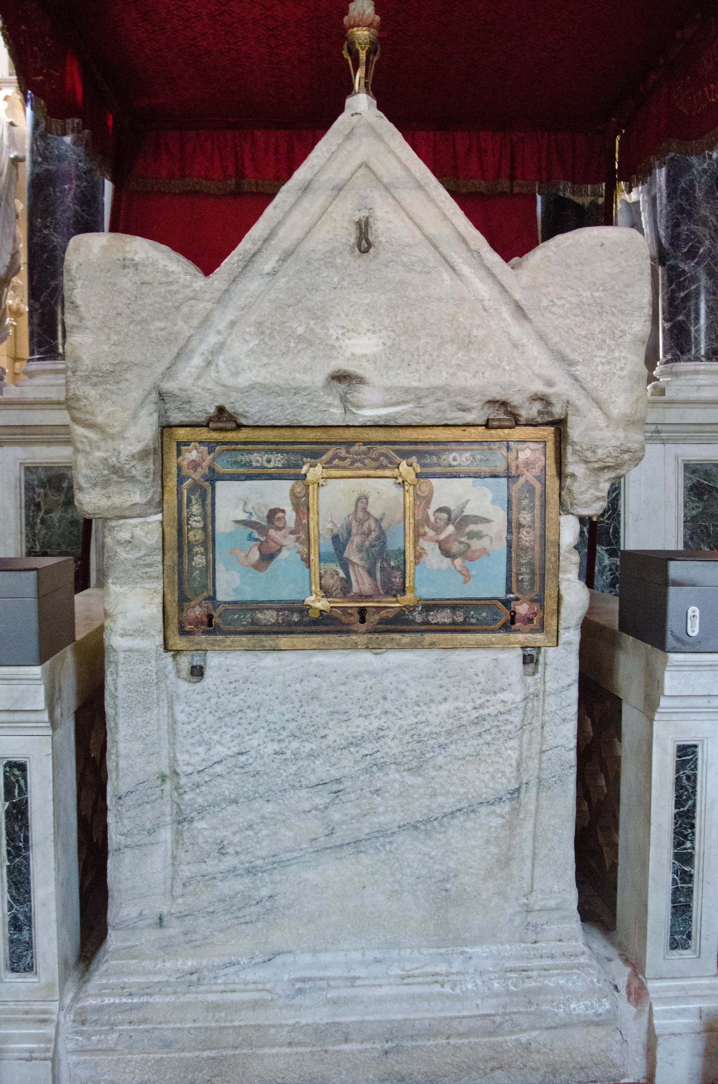 St. Euphemia’s sarcophagus, St. Euphemia’s Church, Rovinj, Istria, Croatia