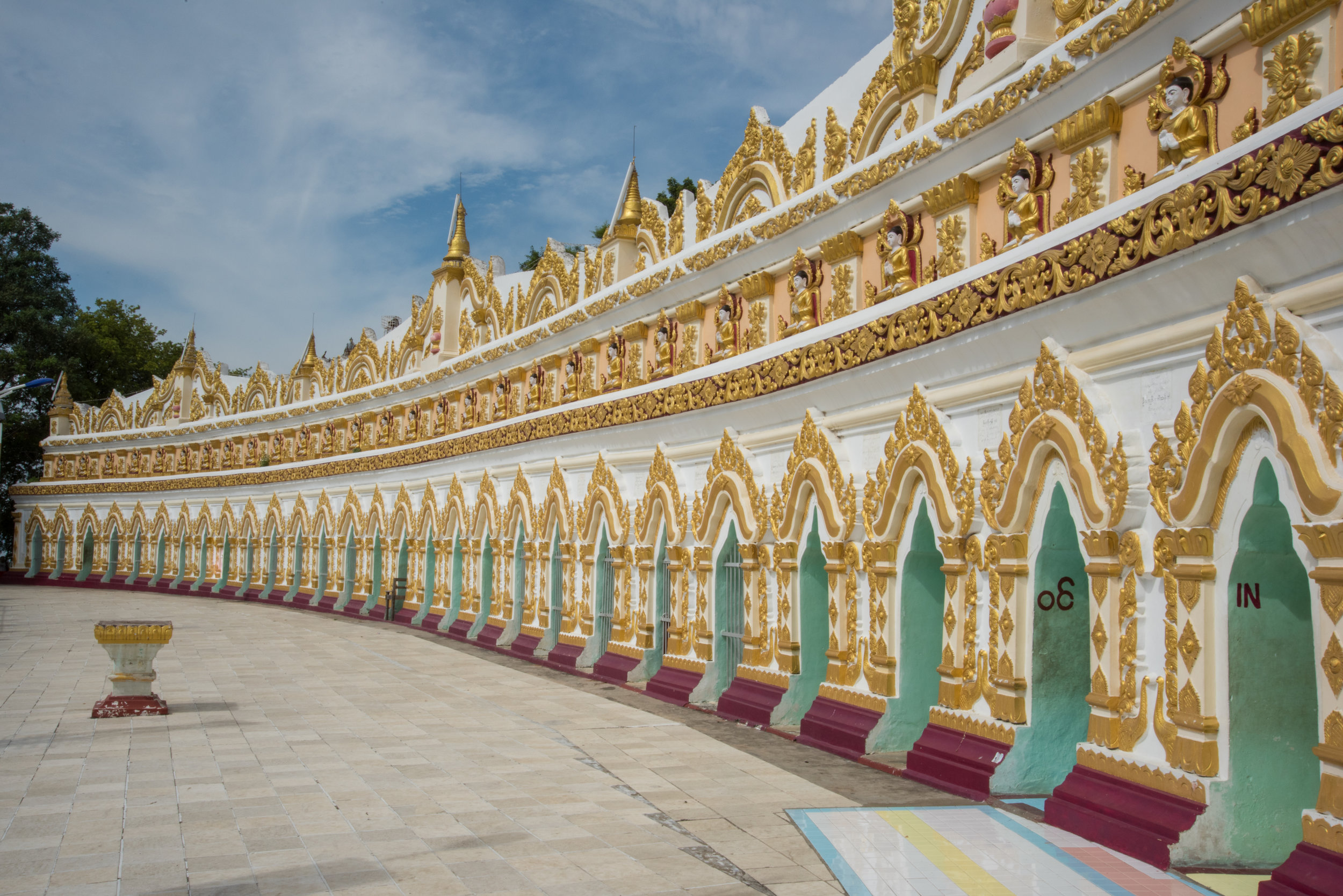 Umin Thounzeh monastery, Mandalay, Myanmar