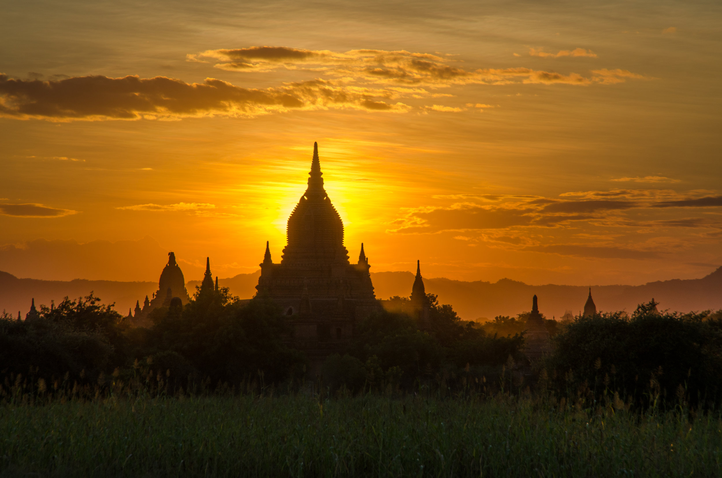 Sunset, Bagan, Myanmar