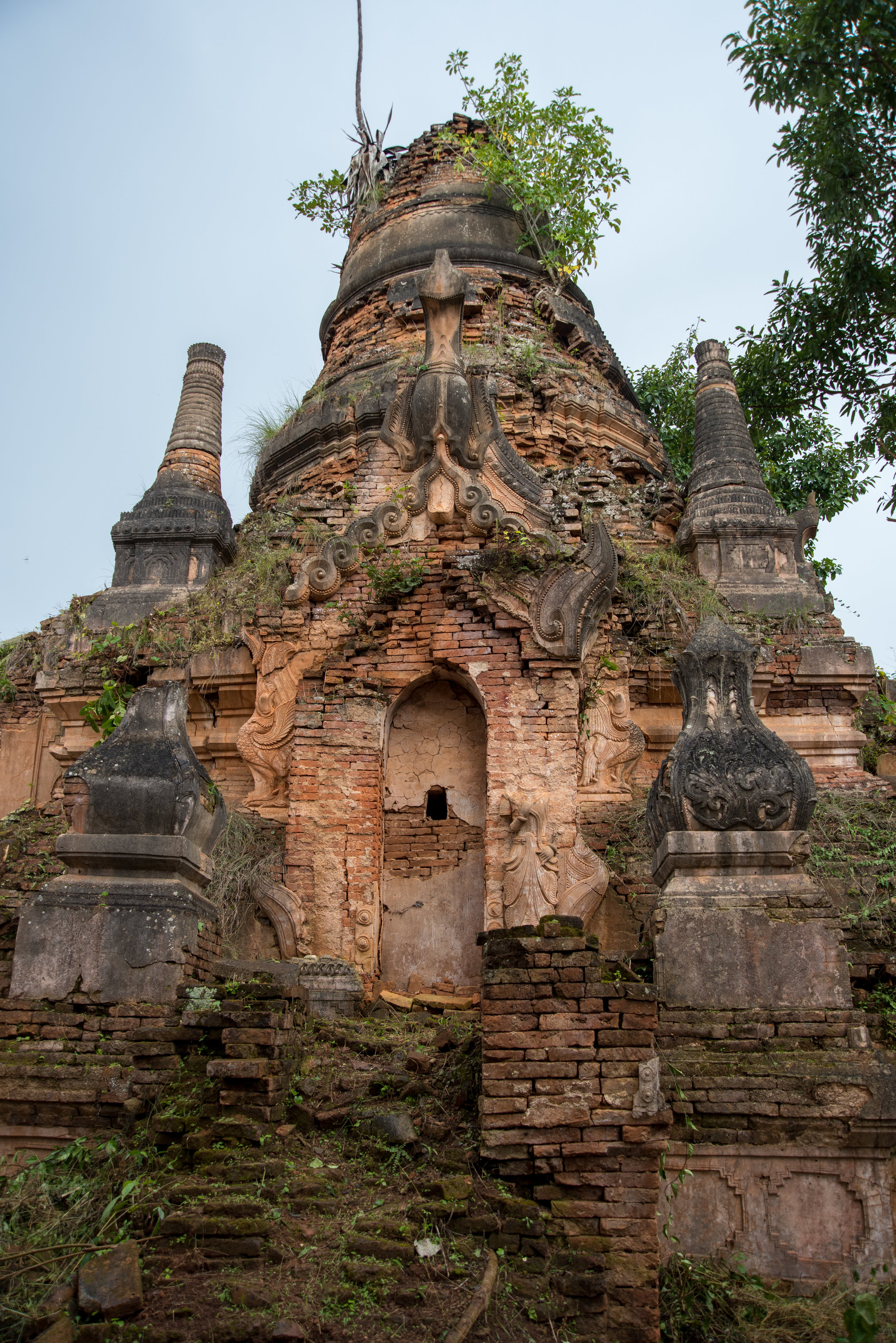 Stupa ruins, Indein, Myanmar
