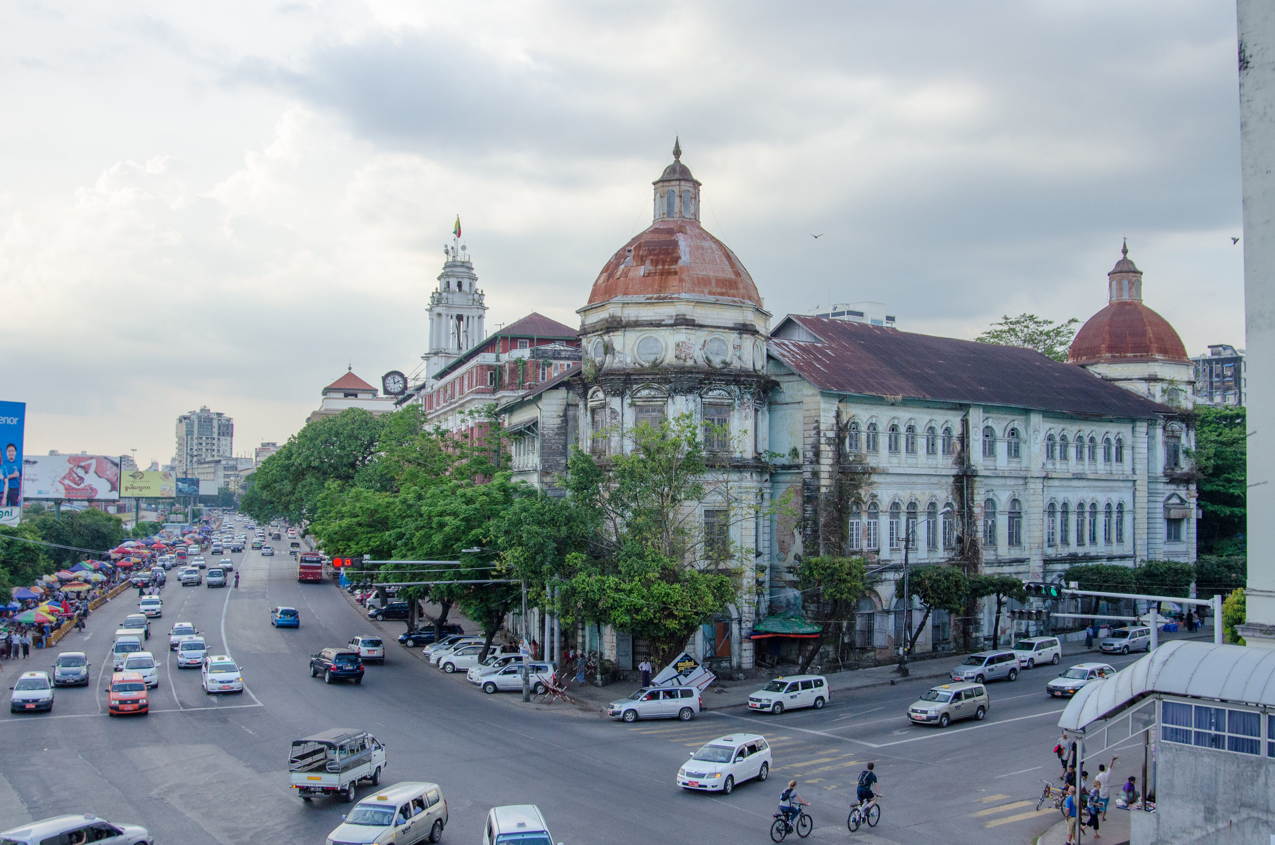 The Strand, Colonial area, Yangon, Myanmar