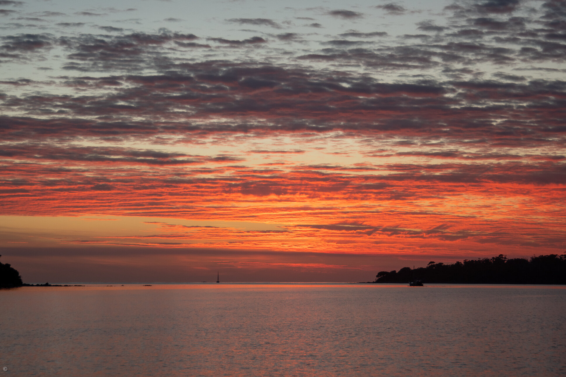Sunrise, Recherche Bay