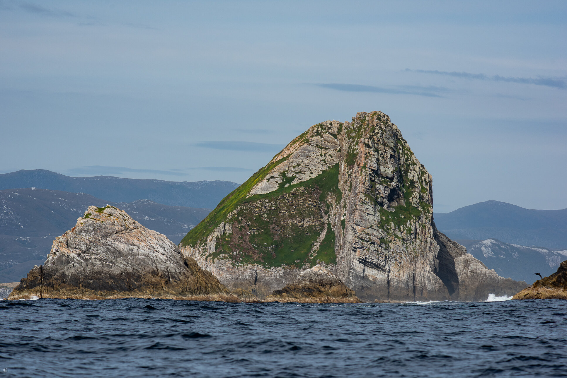 Sugarloaf Rock (Mutton Bird Group), entrance to Port Davey
