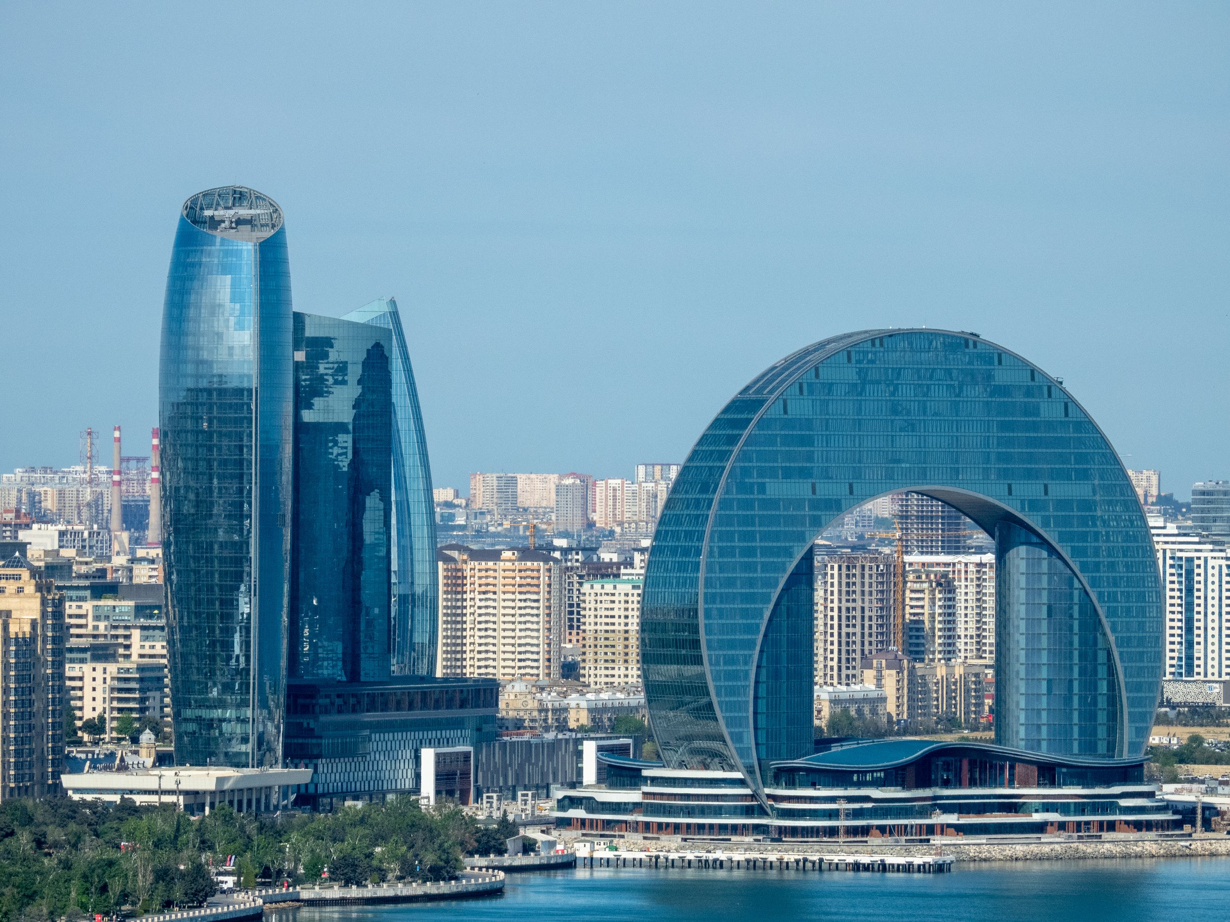 Towers, Baku, Azerbaijan