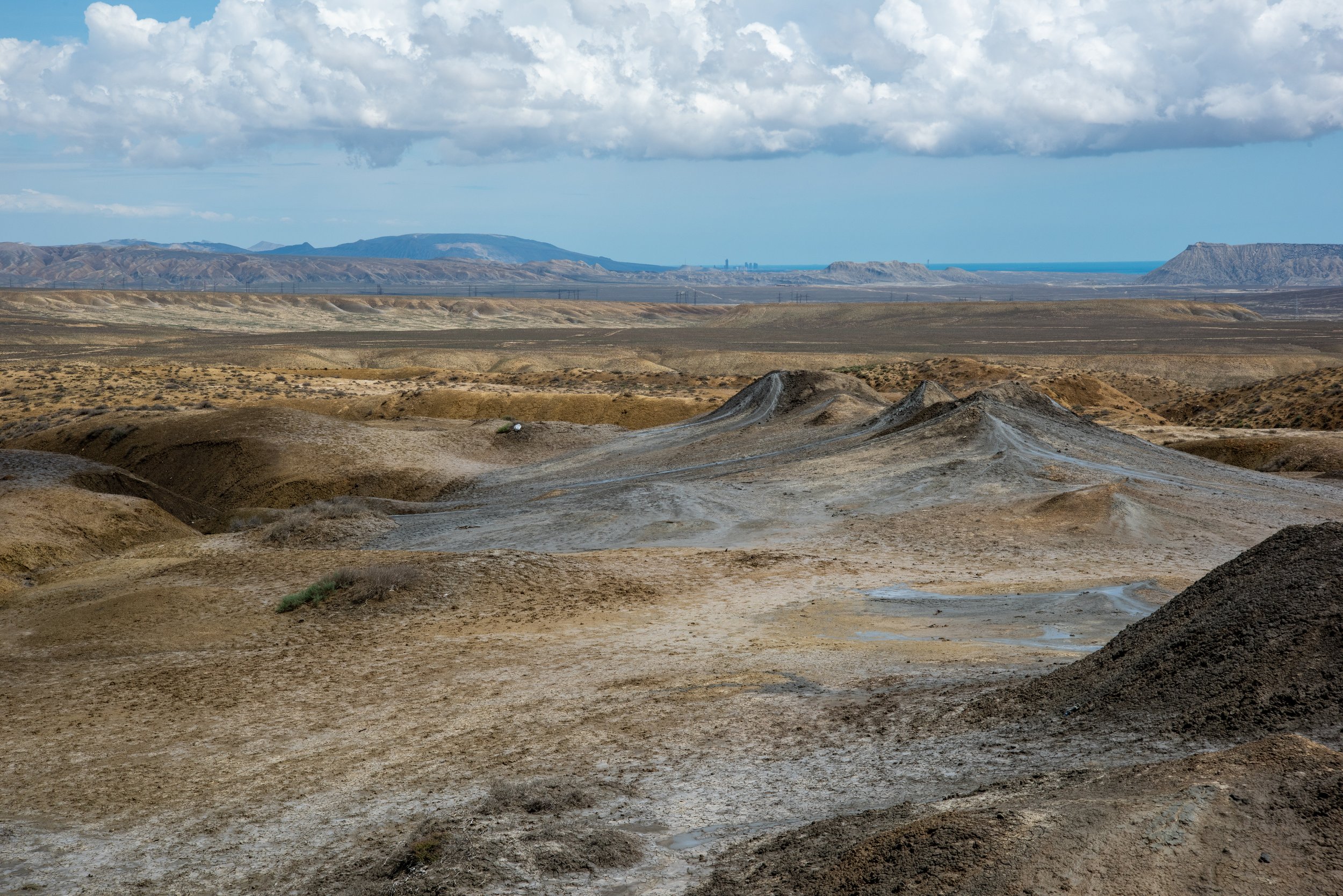 Mud volcanoes, Gobustan, Azerbaijan