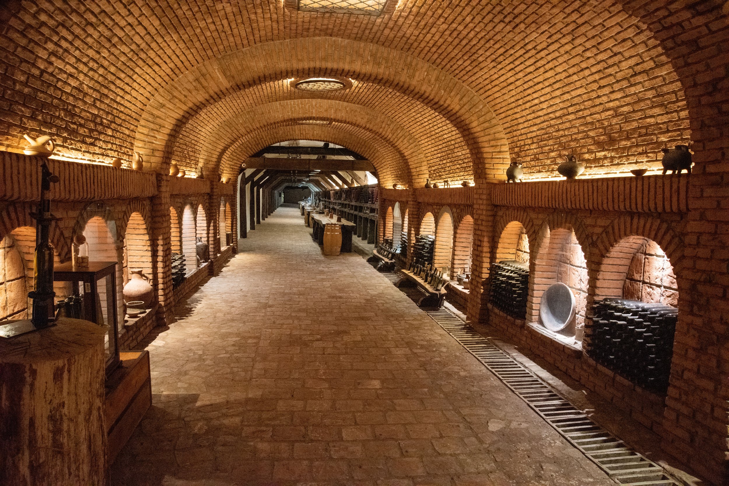  Tunnel winery at Khareba, Georgia 