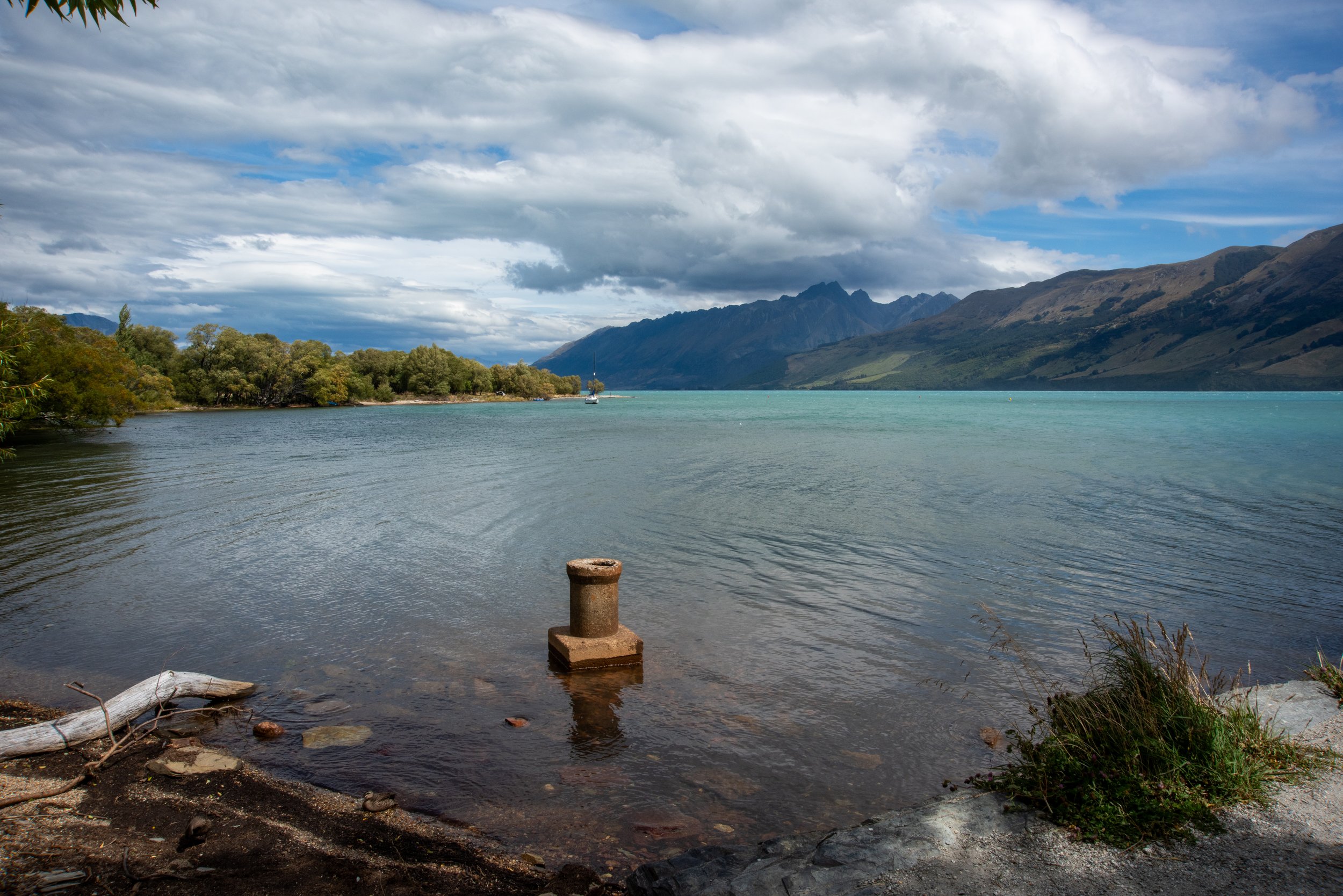 View over Lake Wakatipu from The Wharf Shed, Glenorchy