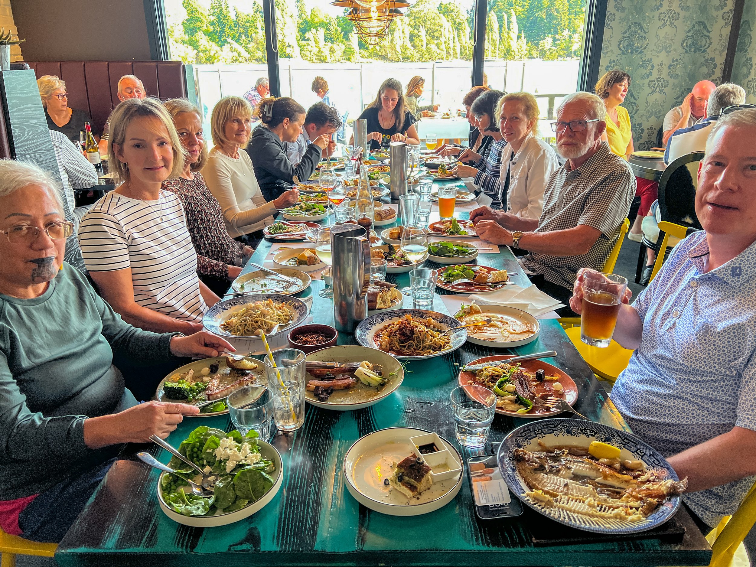 Dinner at restaurant, Queenstown