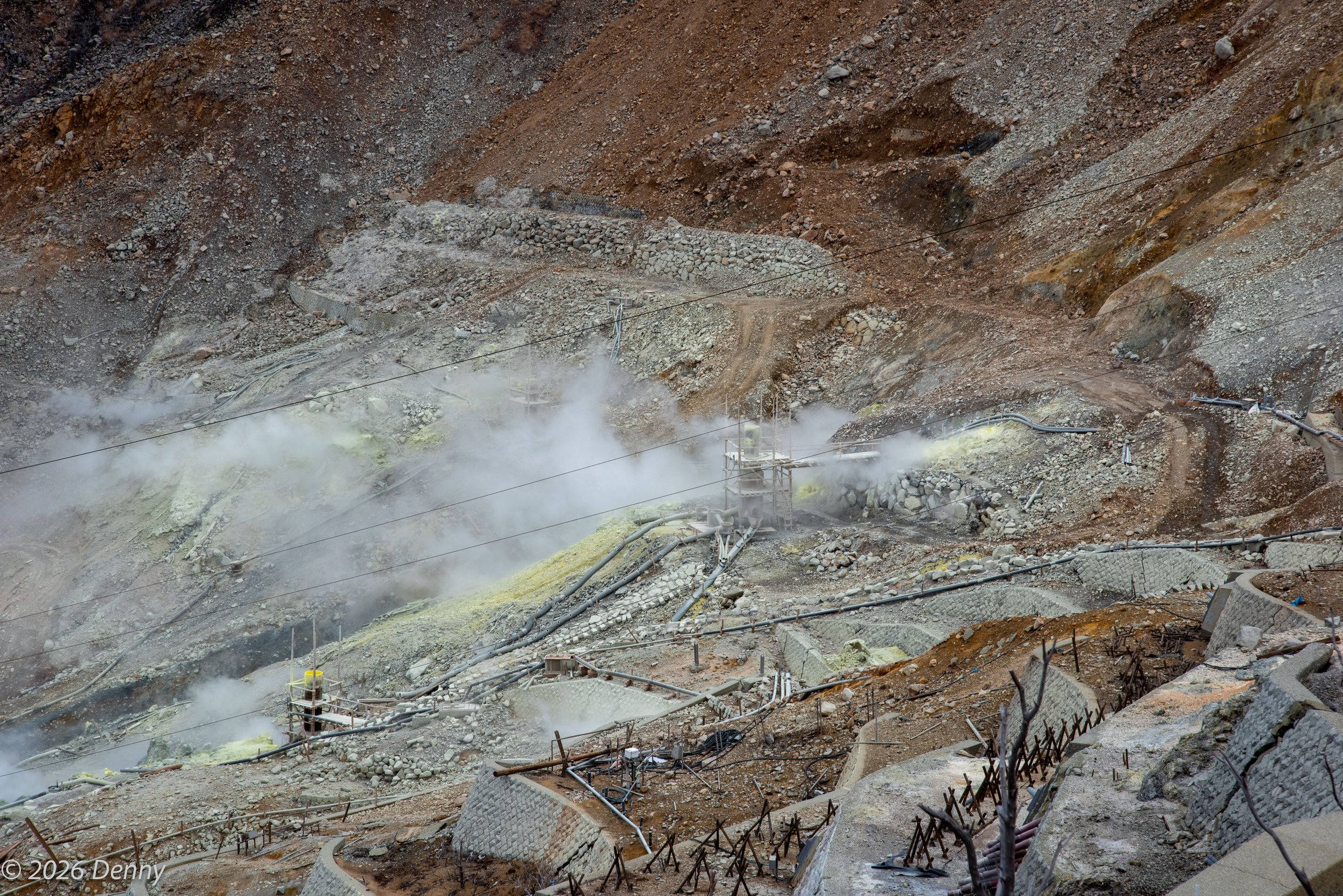 Steam vent, Hakone, Japan