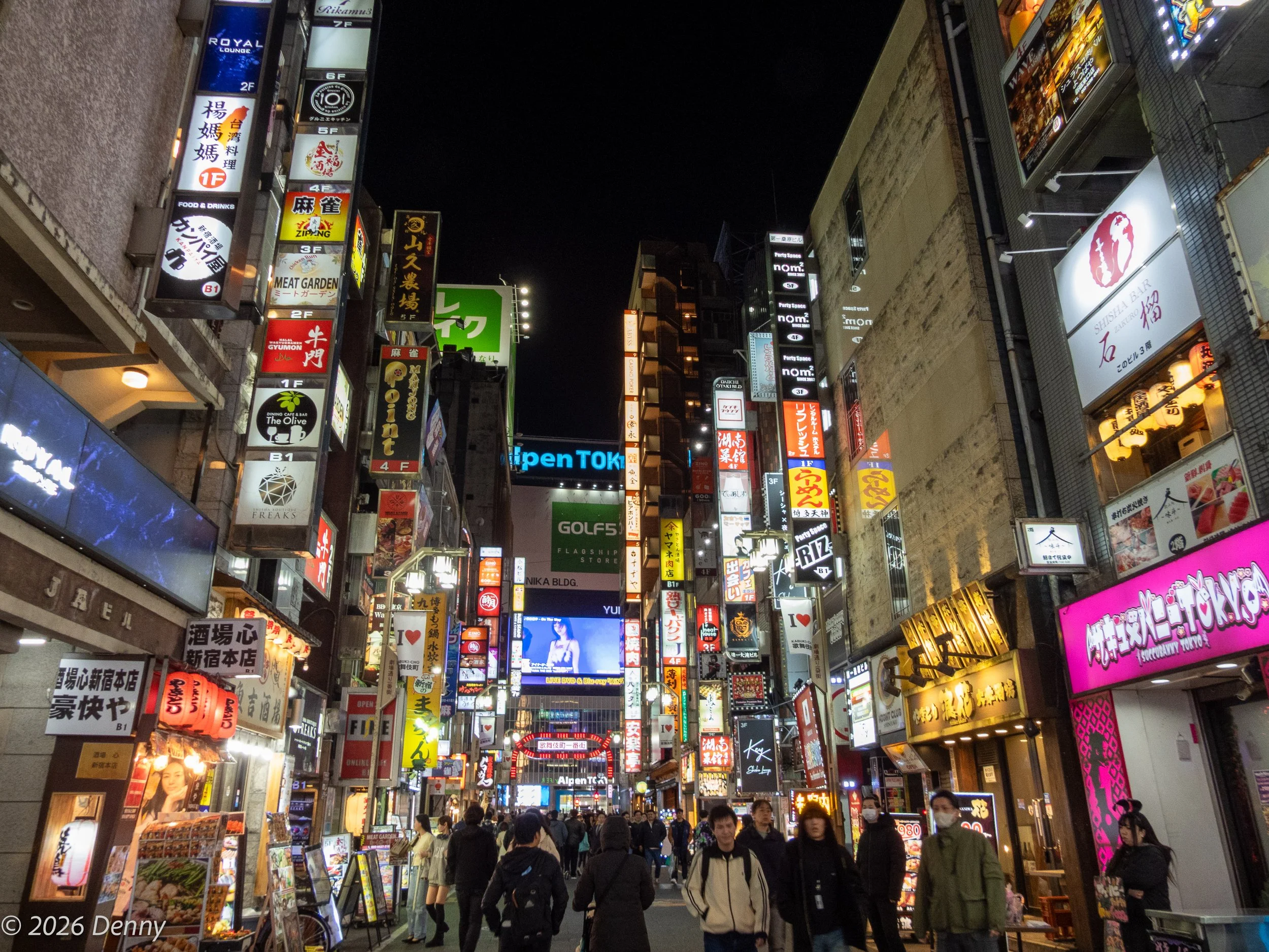 Night time, Shinjuku, Tokyo