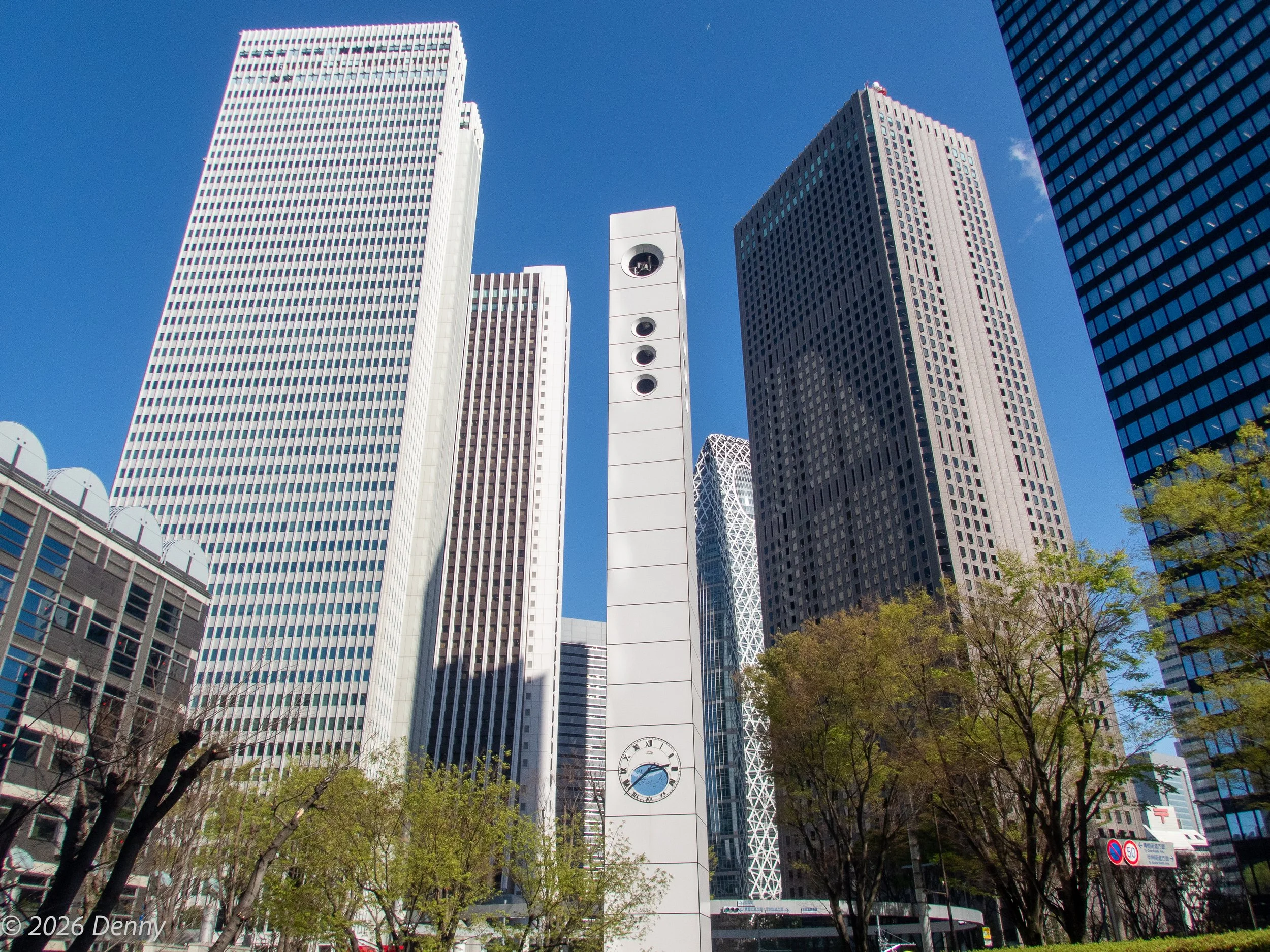 Astronomical Clock tower, Shinjuku, Tokyo, Japan