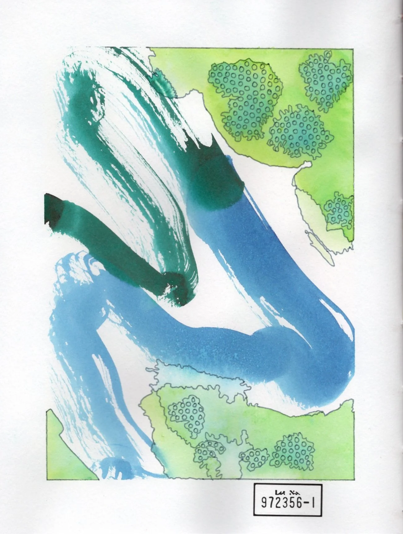 sketchbook mixed media, 2026,
6.5" x 9"