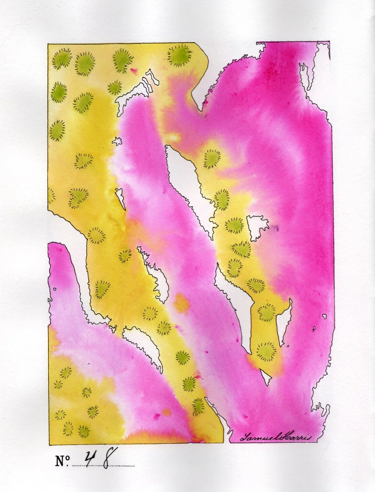 sketchbook mixed media, 2026,
6.5" x 9"