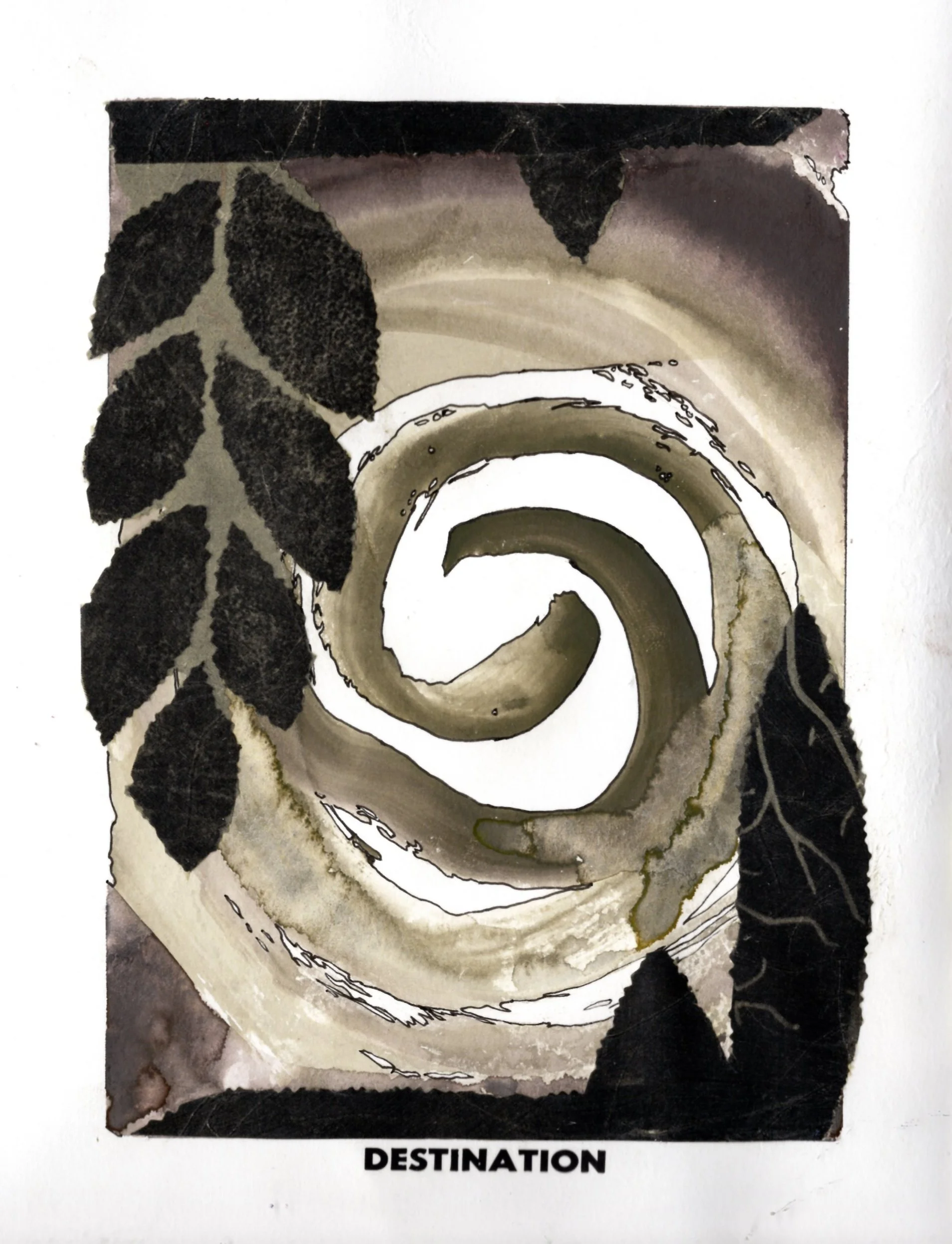 sketchbook mixed media collage, 2026,
6.5" x 9"