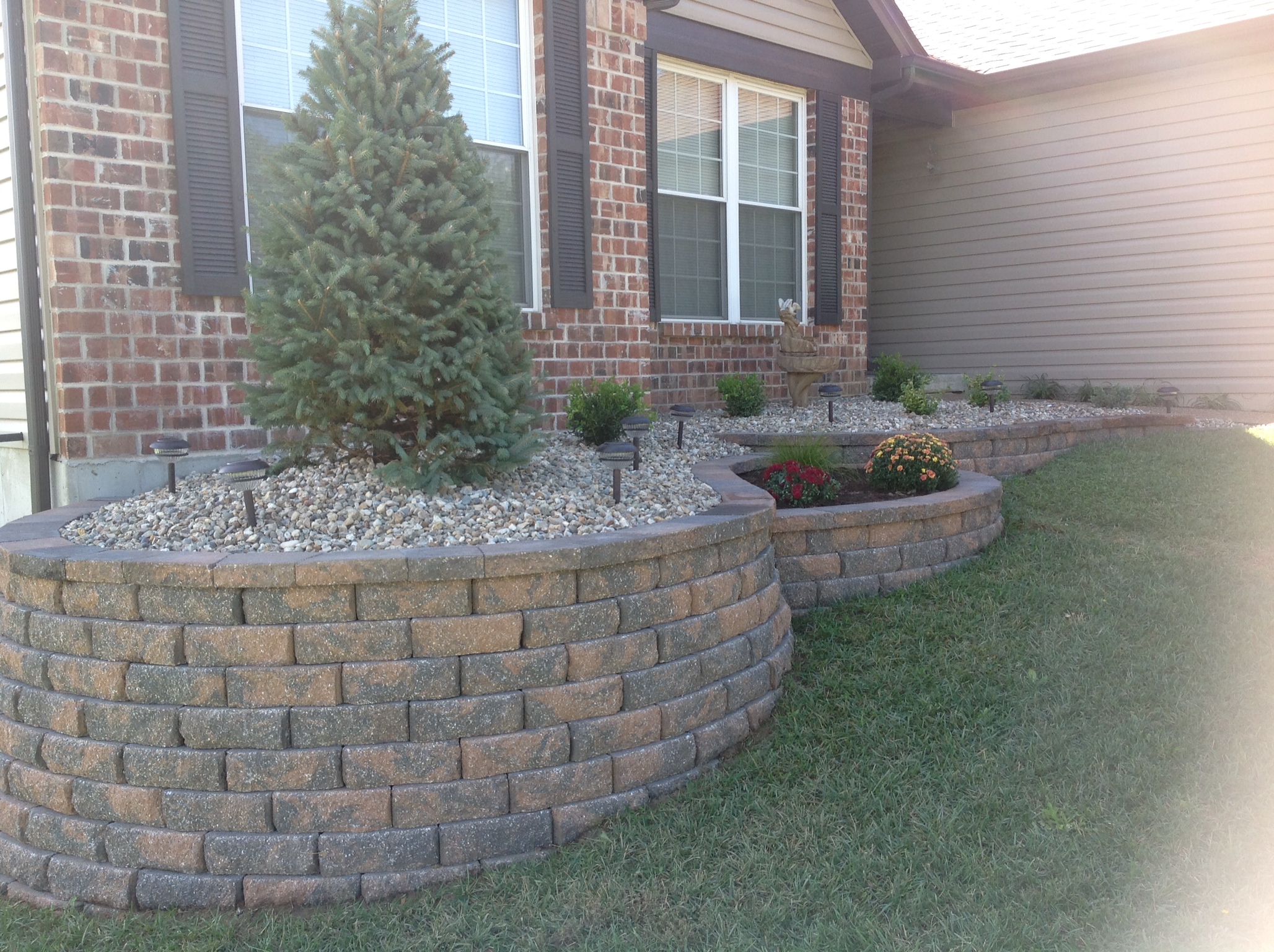  retaining wall st louis landscape design hackmann lawn &amp; landscape&nbsp; 