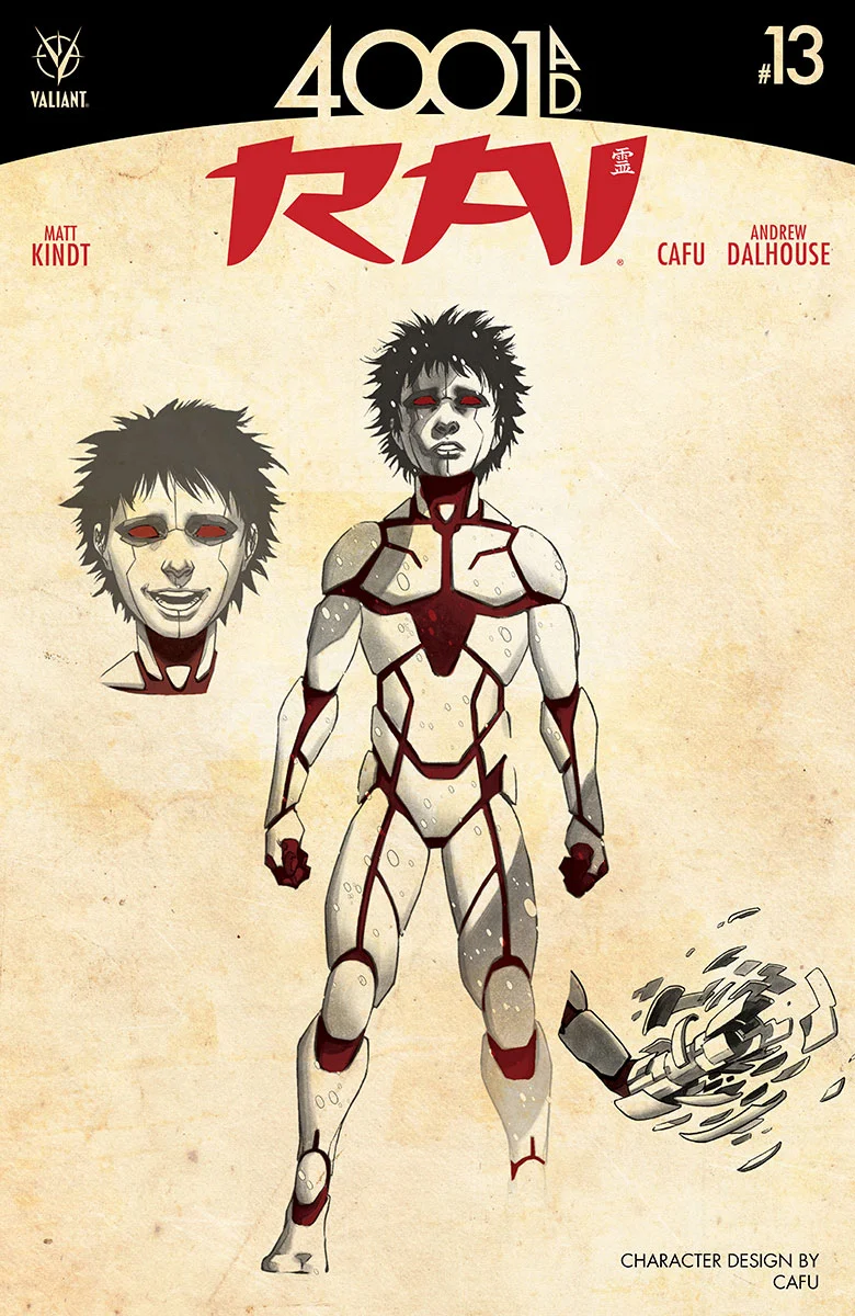 RAI #13 CAFU Character Design Variant Cover (courtesy of Valiant Entertainment)