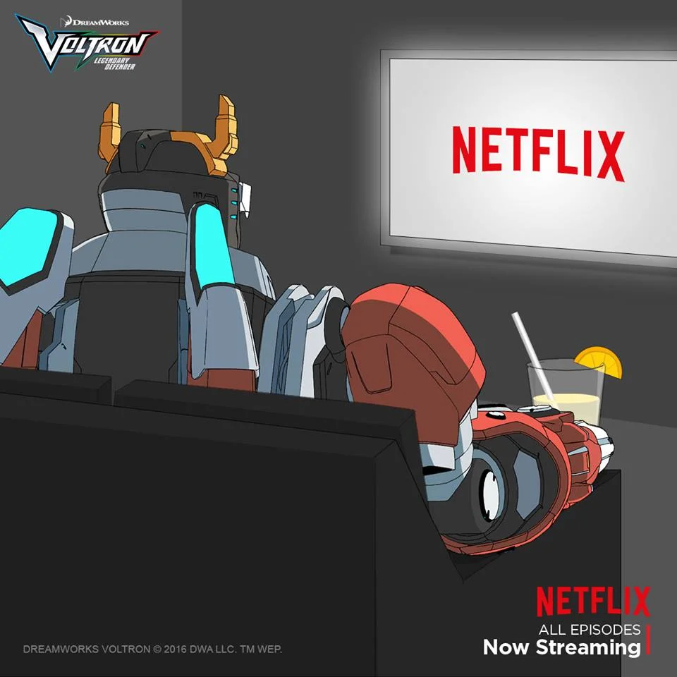 Voltron and chill. 